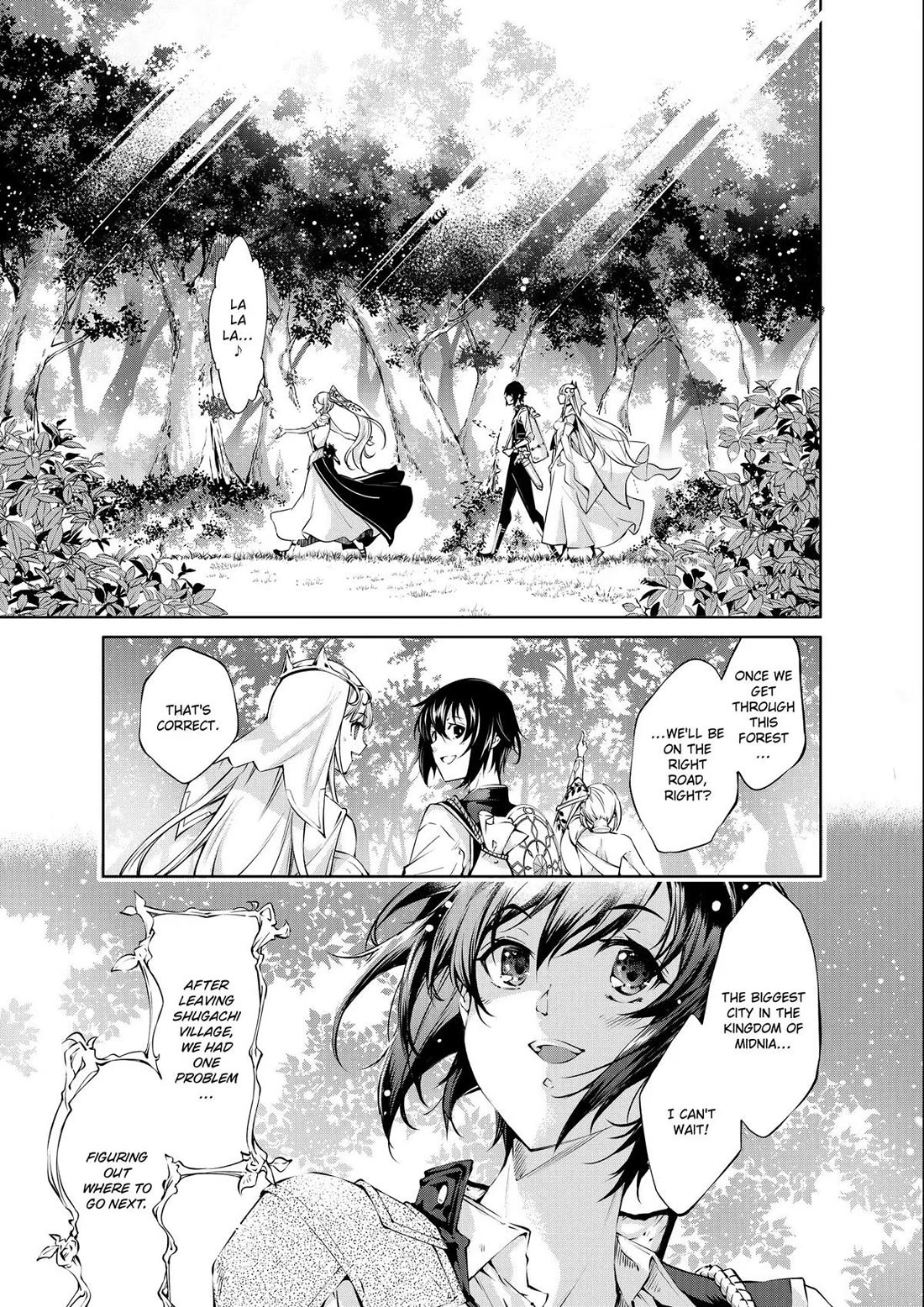 Kamigami ni Sodaterare Shimo no, Saikyou to Naru chapter 36 page 3