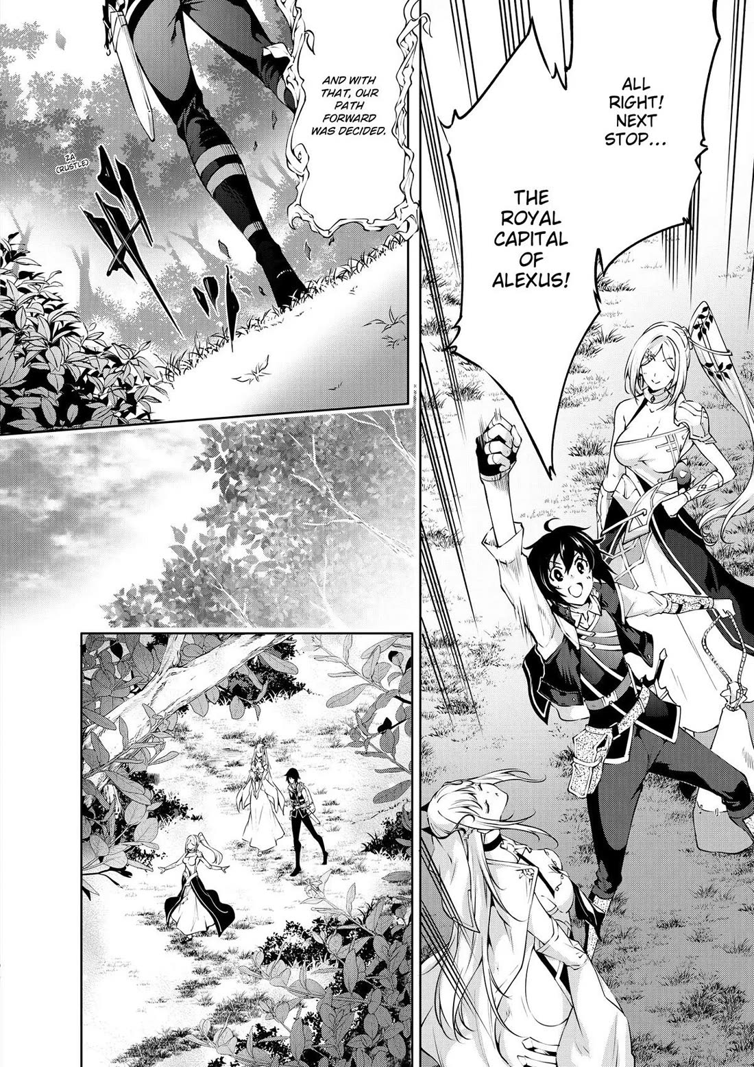 Kamigami ni Sodaterare Shimo no, Saikyou to Naru chapter 36 page 6