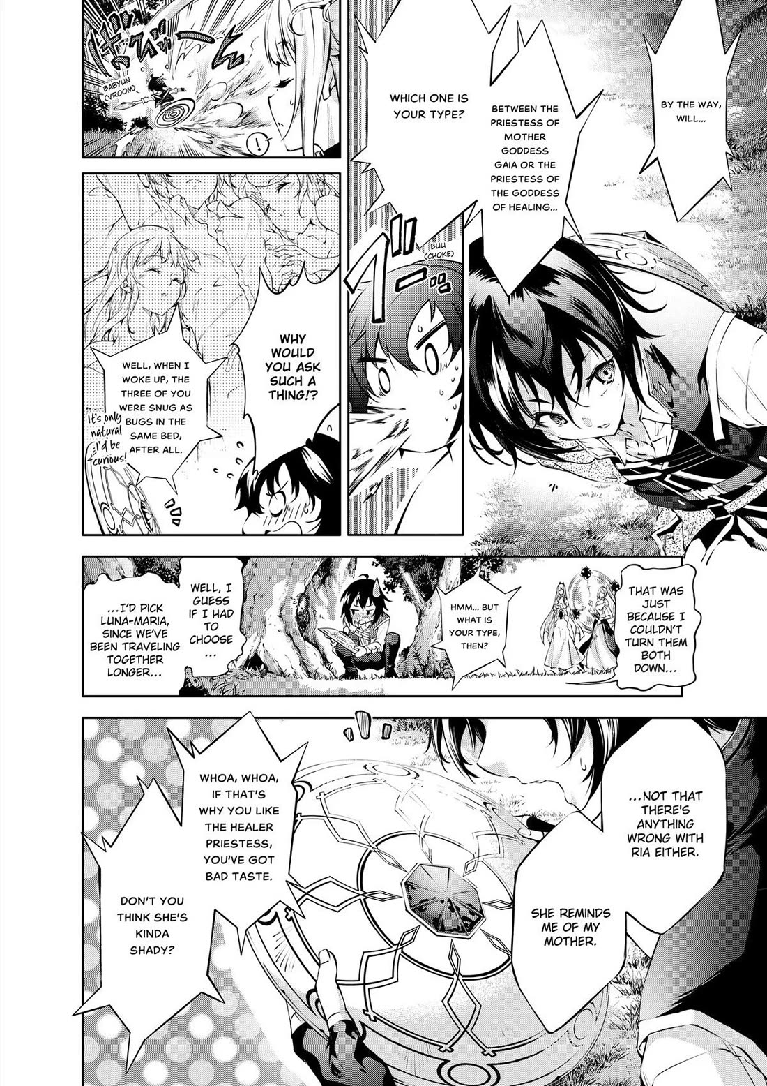 Kamigami ni Sodaterare Shimo no, Saikyou to Naru chapter 36 page 8