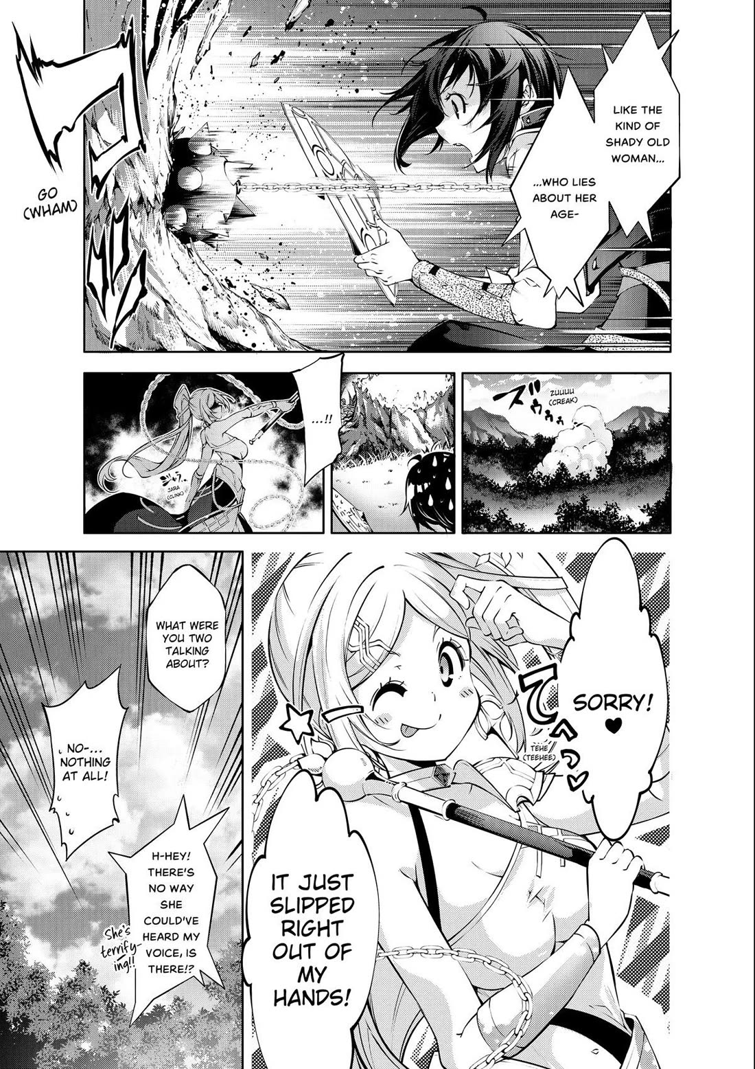 Kamigami ni Sodaterare Shimo no, Saikyou to Naru chapter 36 page 9