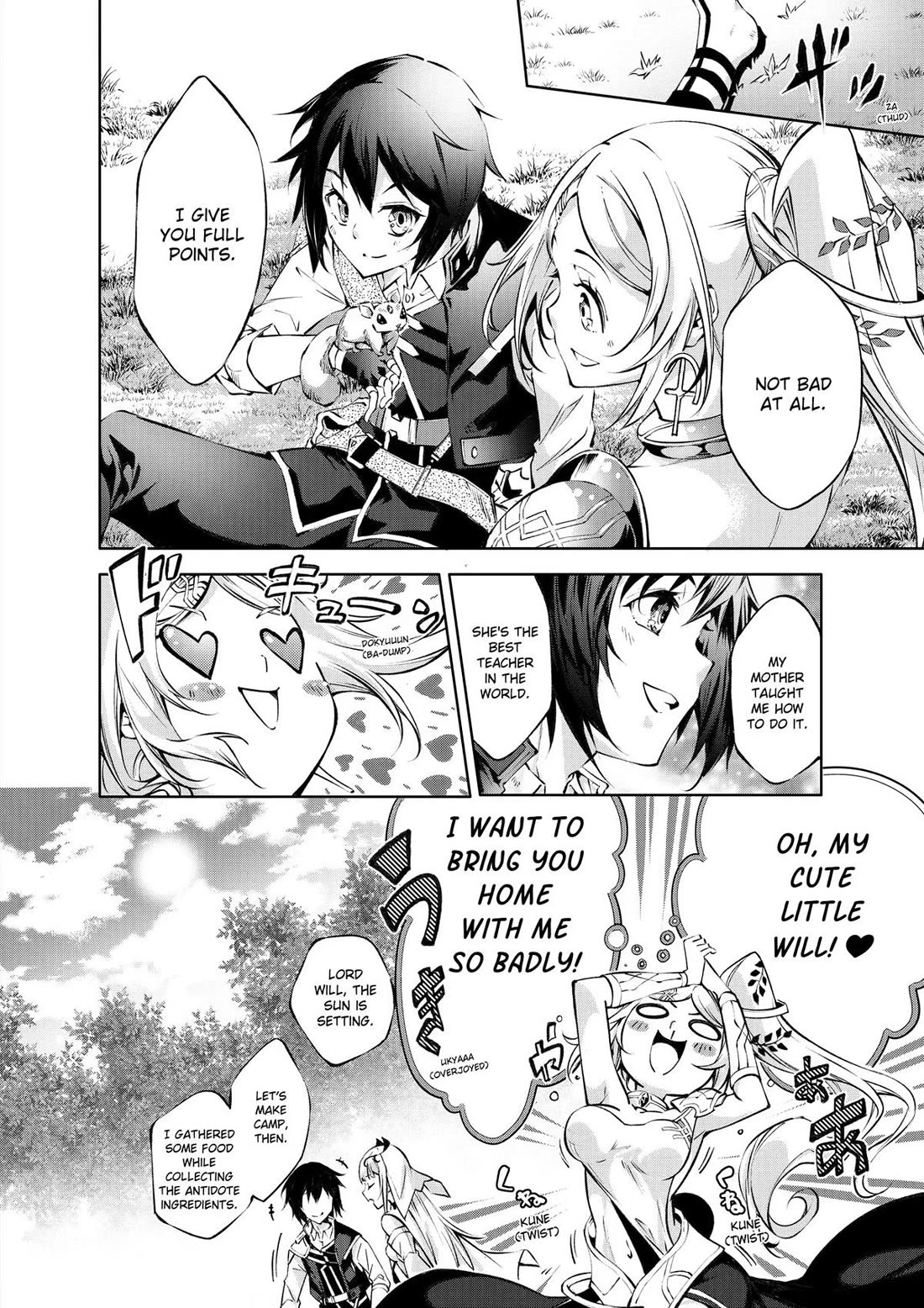 Kamigami ni Sodaterare Shimo no, Saikyou to Naru chapter 37 page 12