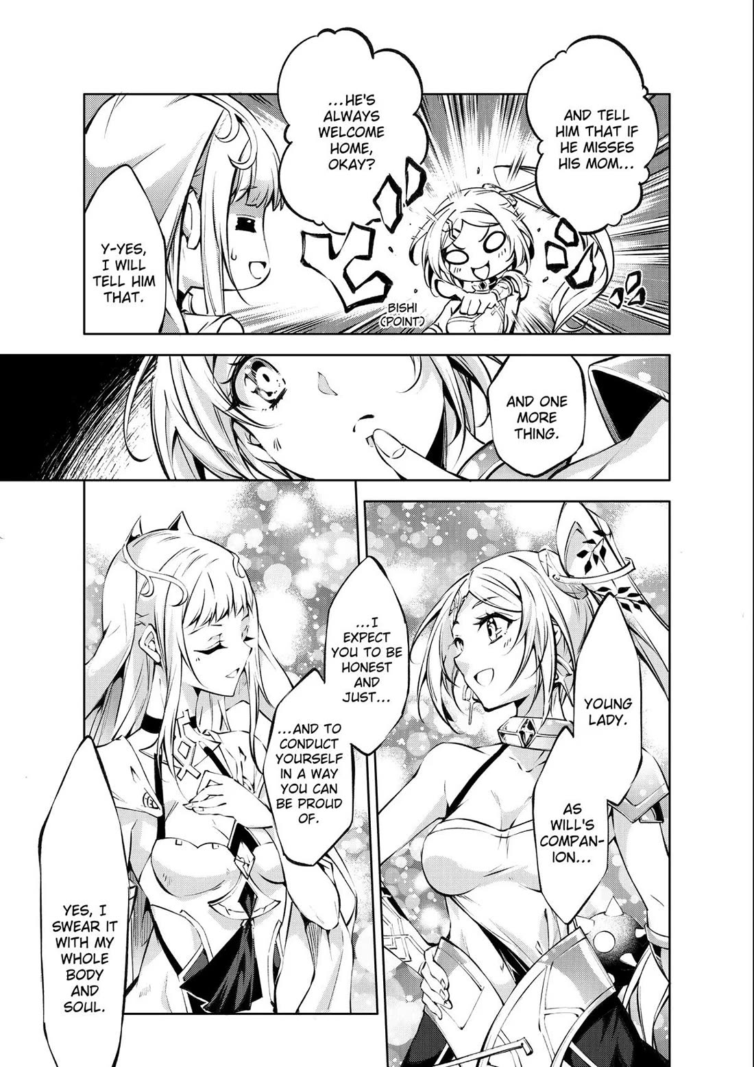 Kamigami ni Sodaterare Shimo no, Saikyou to Naru chapter 37 page 15