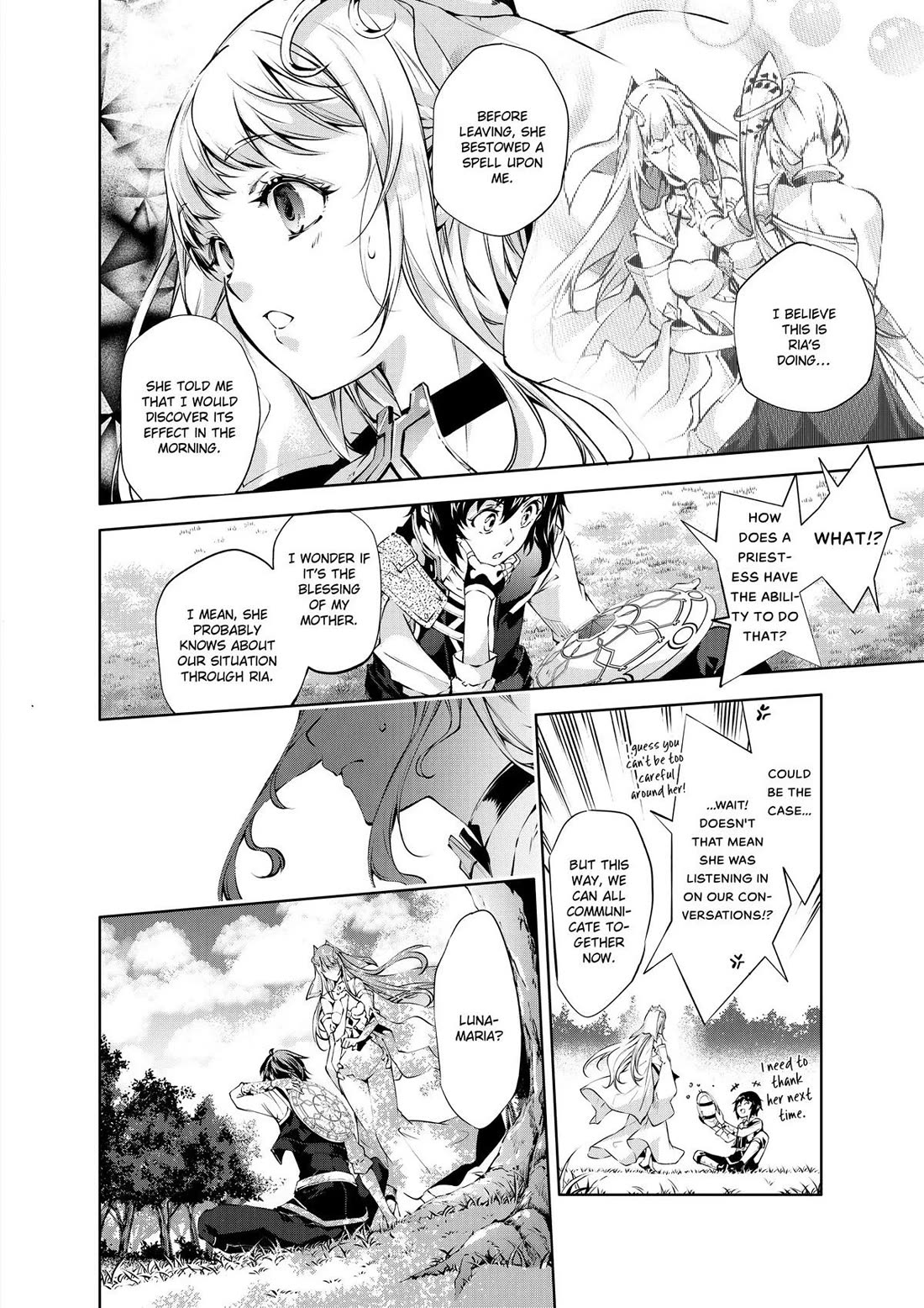 Kamigami ni Sodaterare Shimo no, Saikyou to Naru chapter 38 page 4