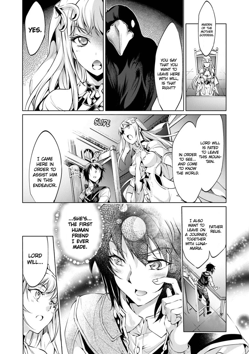 Kamigami ni Sodaterare Shimo no, Saikyou to Naru chapter 4 page 8