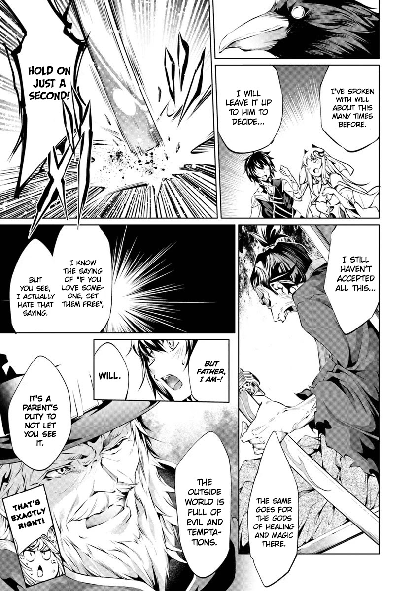 Kamigami ni Sodaterare Shimo no, Saikyou to Naru chapter 4 page 9