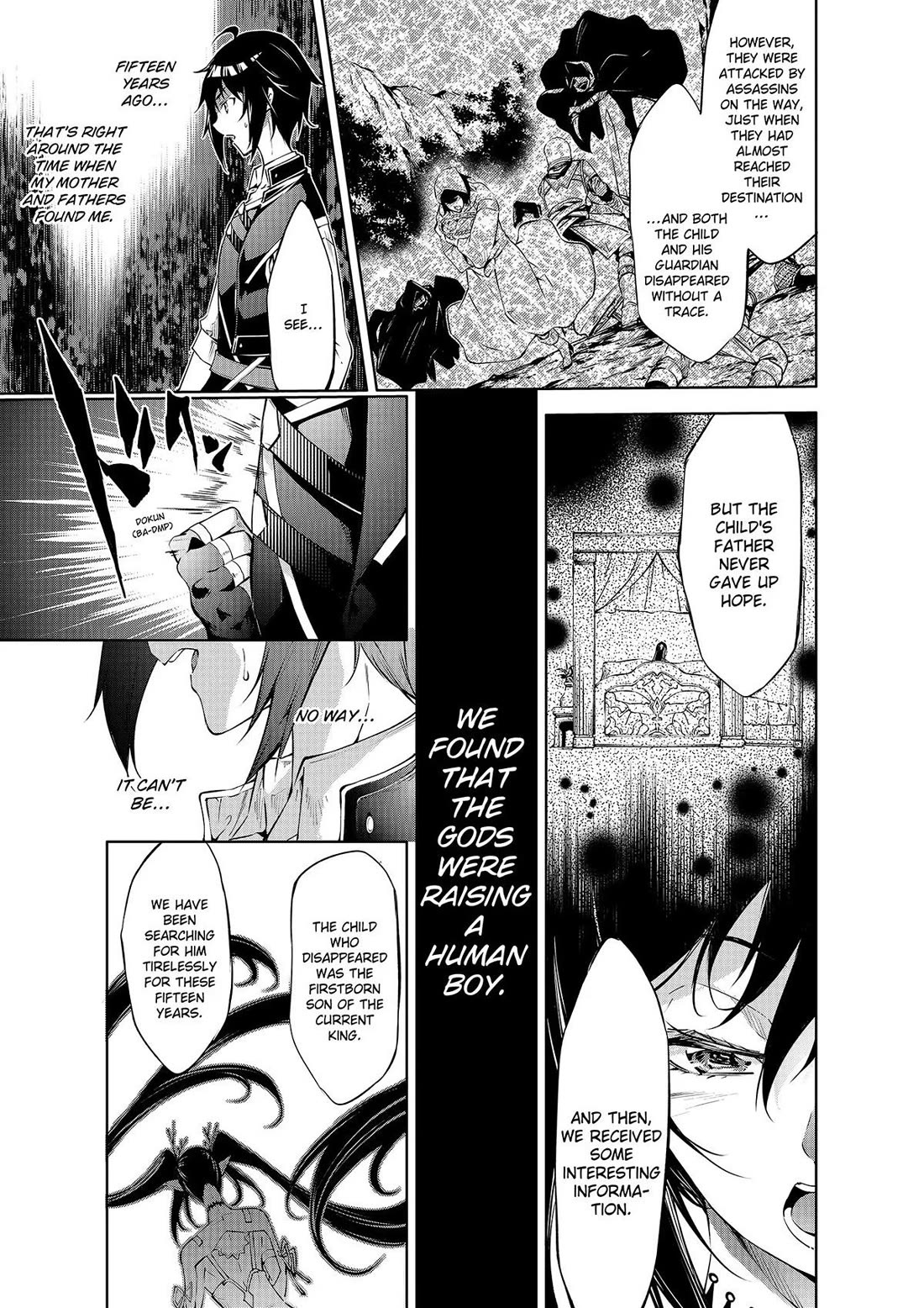 Kamigami ni Sodaterare Shimo no, Saikyou to Naru chapter 40 page 14