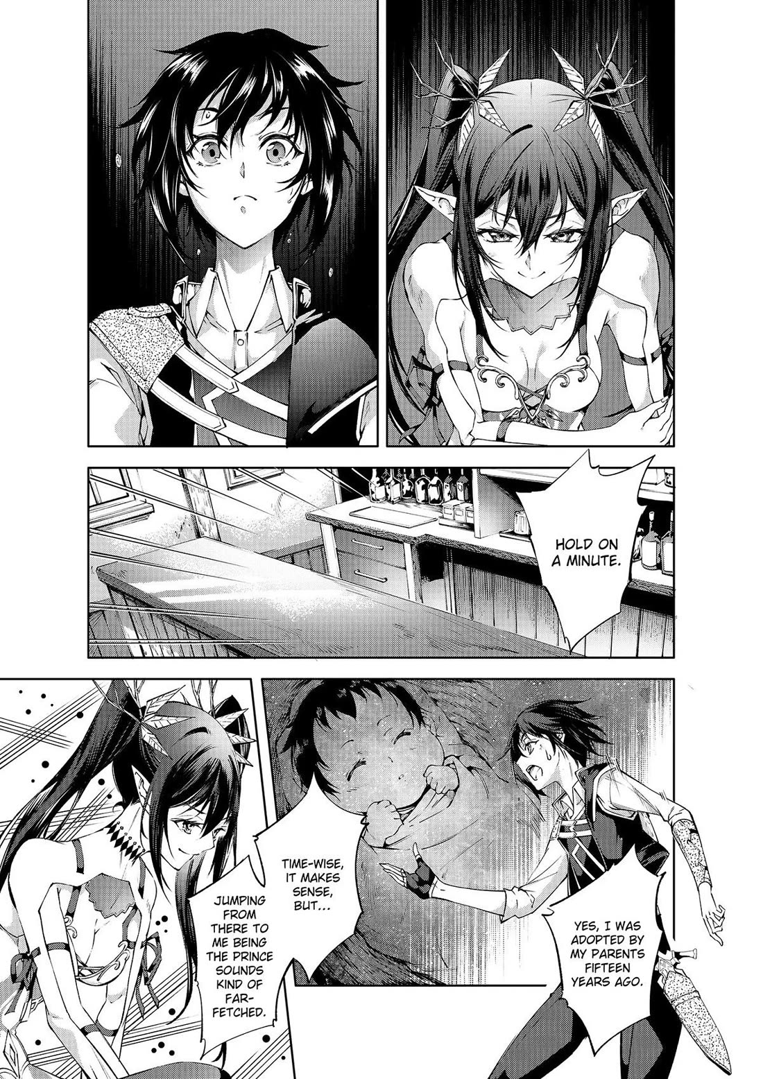 Kamigami ni Sodaterare Shimo no, Saikyou to Naru chapter 41 page 3