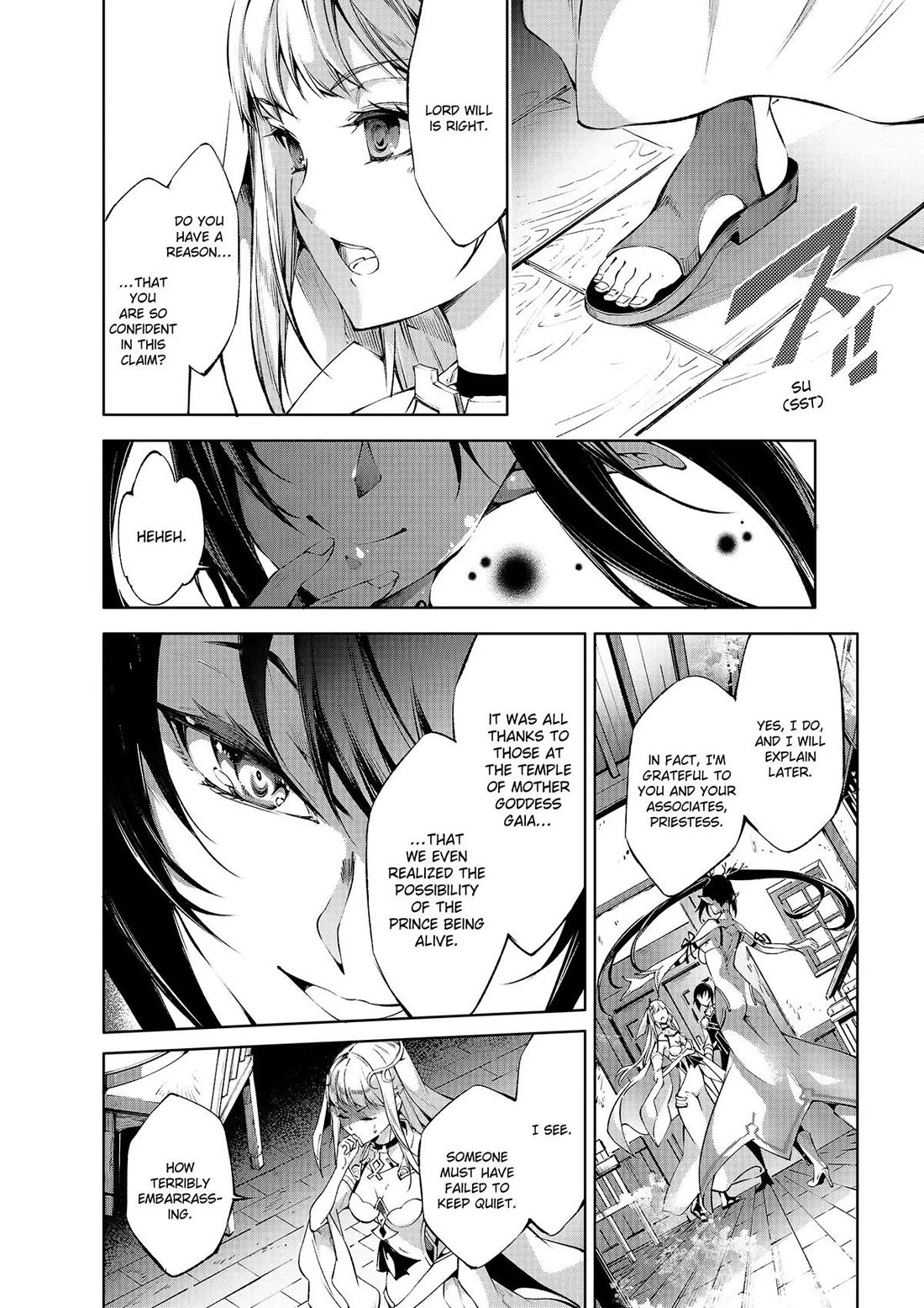 Kamigami ni Sodaterare Shimo no, Saikyou to Naru chapter 41 page 4