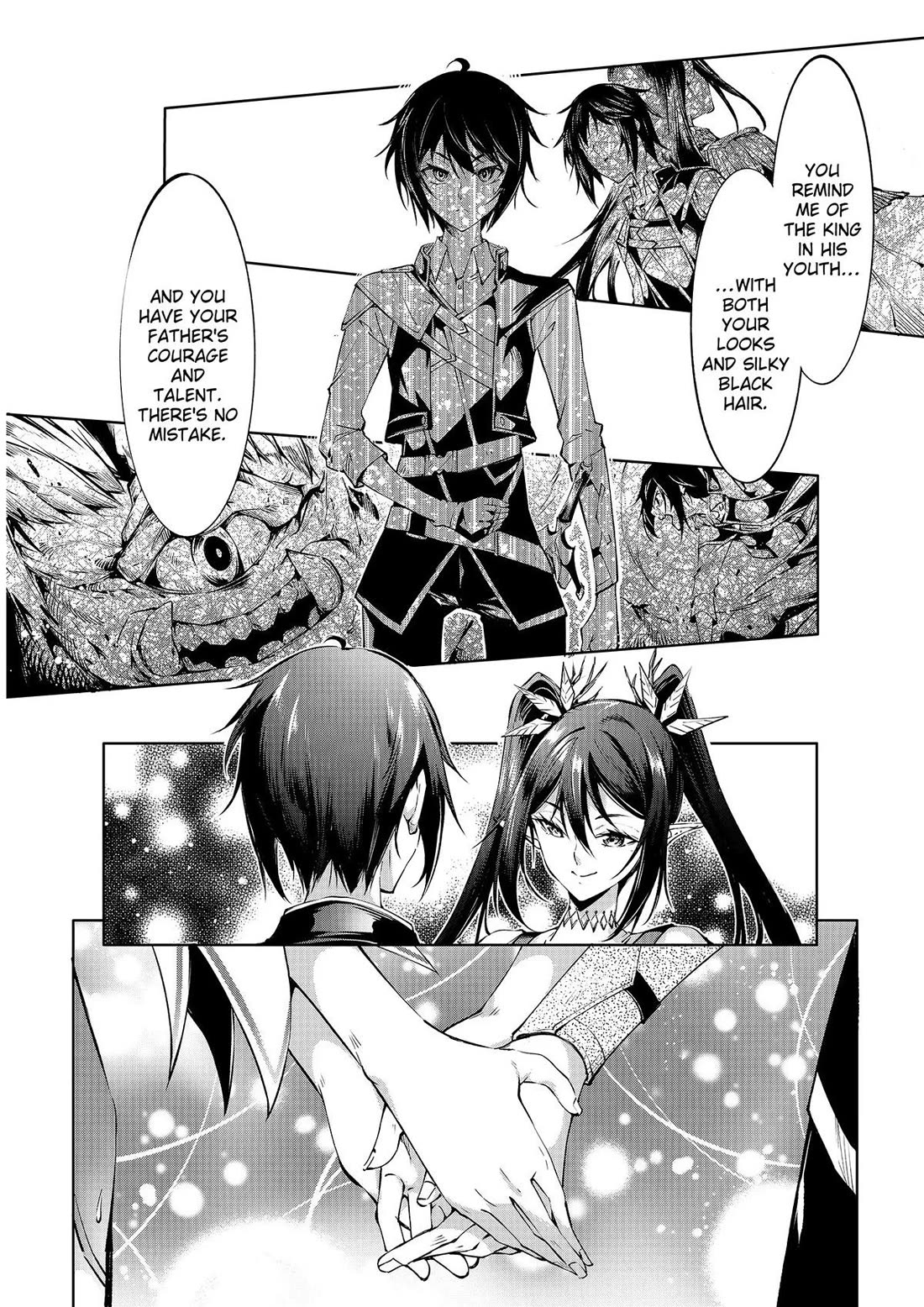 Kamigami ni Sodaterare Shimo no, Saikyou to Naru chapter 41 page 8