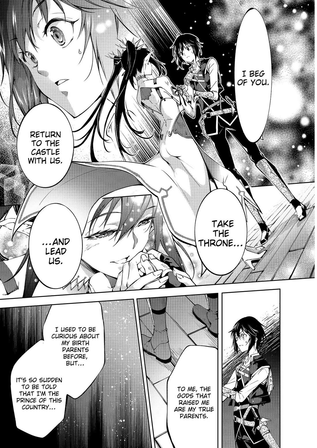 Kamigami ni Sodaterare Shimo no, Saikyou to Naru chapter 41 page 9