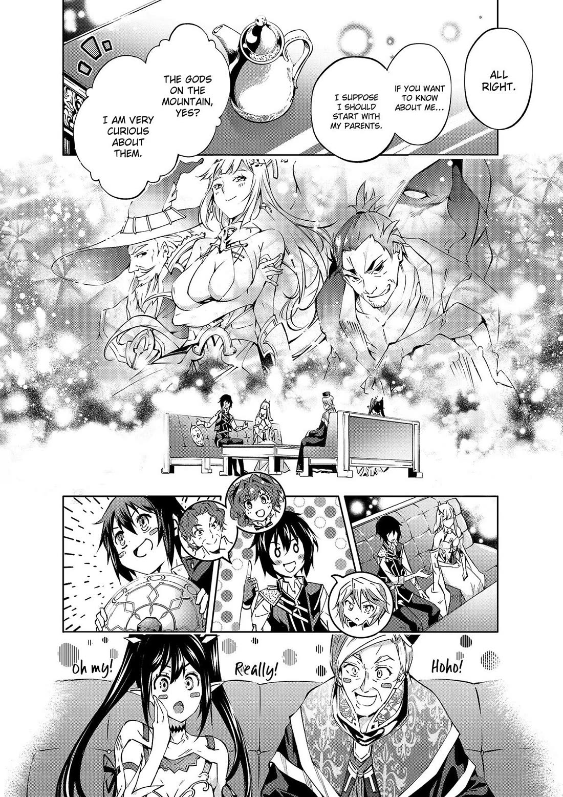 Kamigami ni Sodaterare Shimo no, Saikyou to Naru chapter 42 page 6