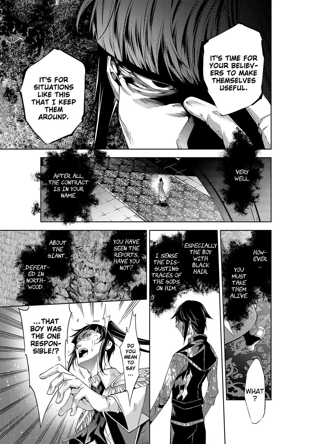 Kamigami ni Sodaterare Shimo no, Saikyou to Naru chapter 43 page 14