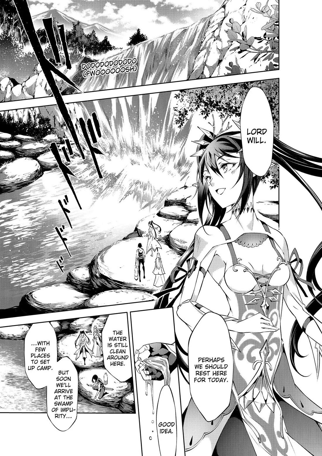 Kamigami ni Sodaterare Shimo no, Saikyou to Naru chapter 44 page 1