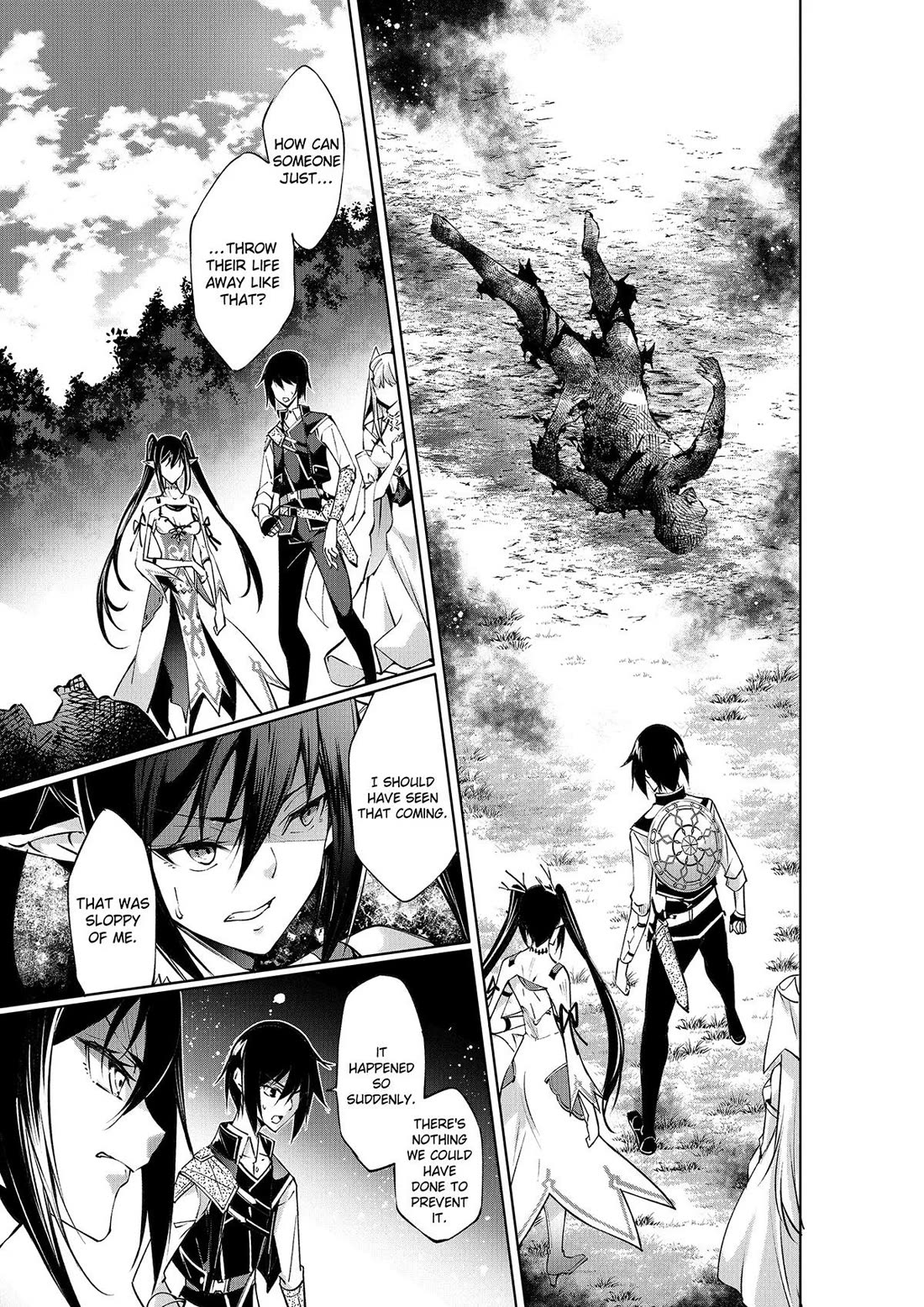 Kamigami ni Sodaterare Shimo no, Saikyou to Naru chapter 45 page 1