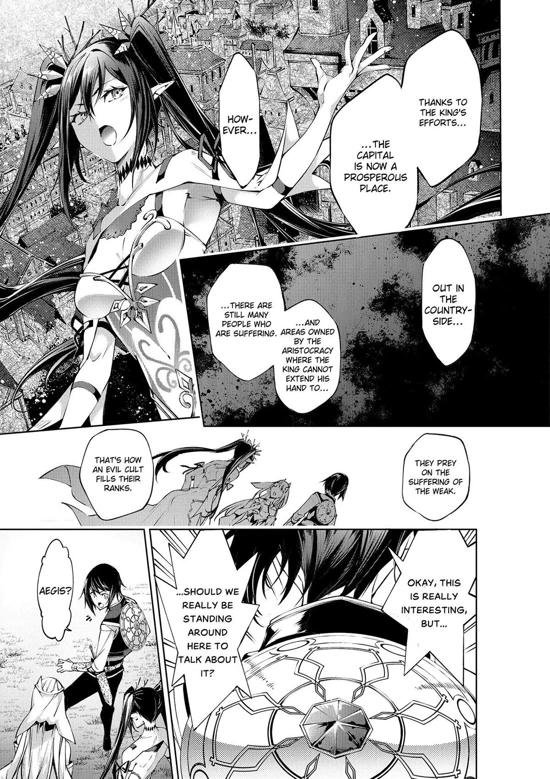Kamigami ni Sodaterare Shimo no, Saikyou to Naru chapter 45 page 5