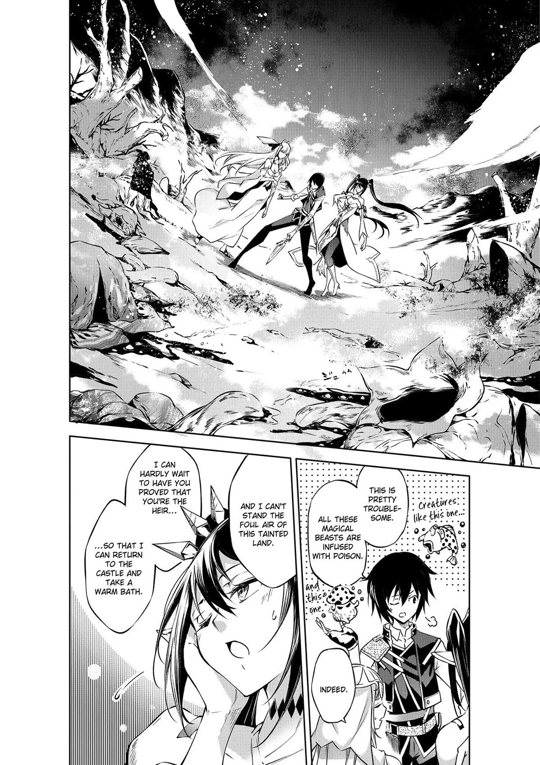 Kamigami ni Sodaterare Shimo no, Saikyou to Naru chapter 46 page 12