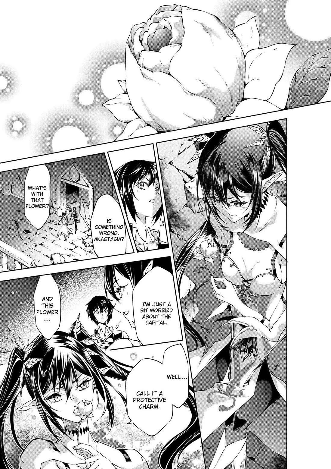 Kamigami ni Sodaterare Shimo no, Saikyou to Naru chapter 47 page 3