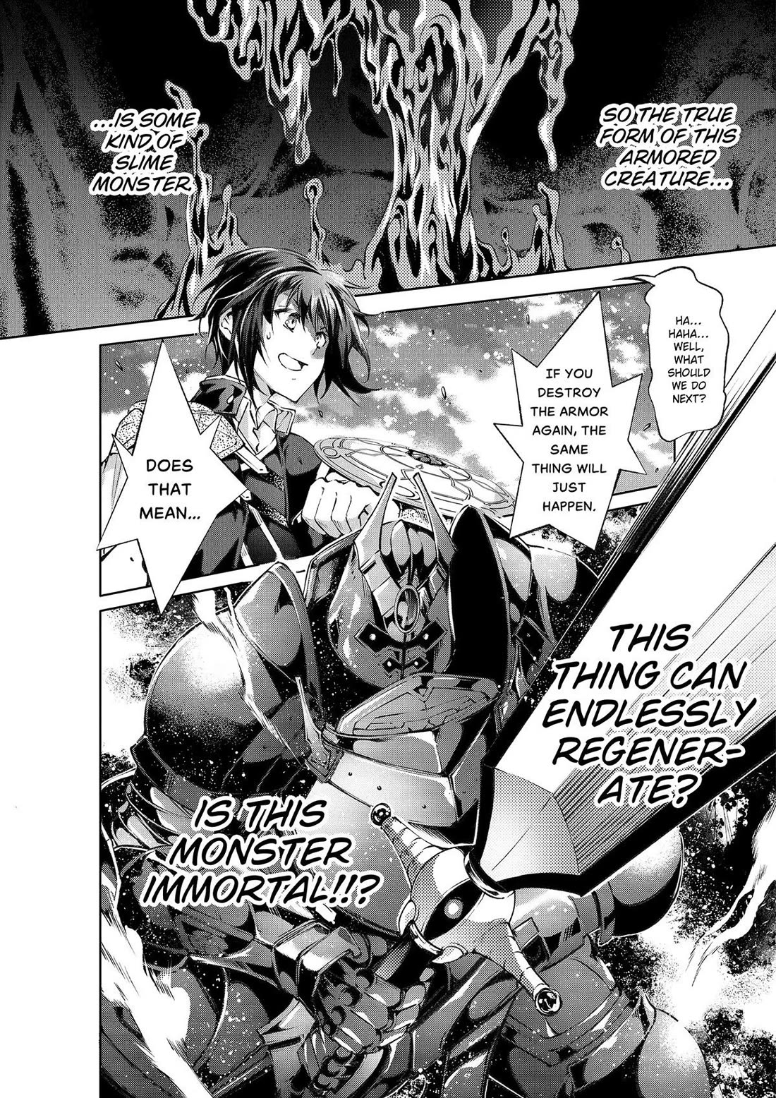 Kamigami ni Sodaterare Shimo no, Saikyou to Naru chapter 48 page 22