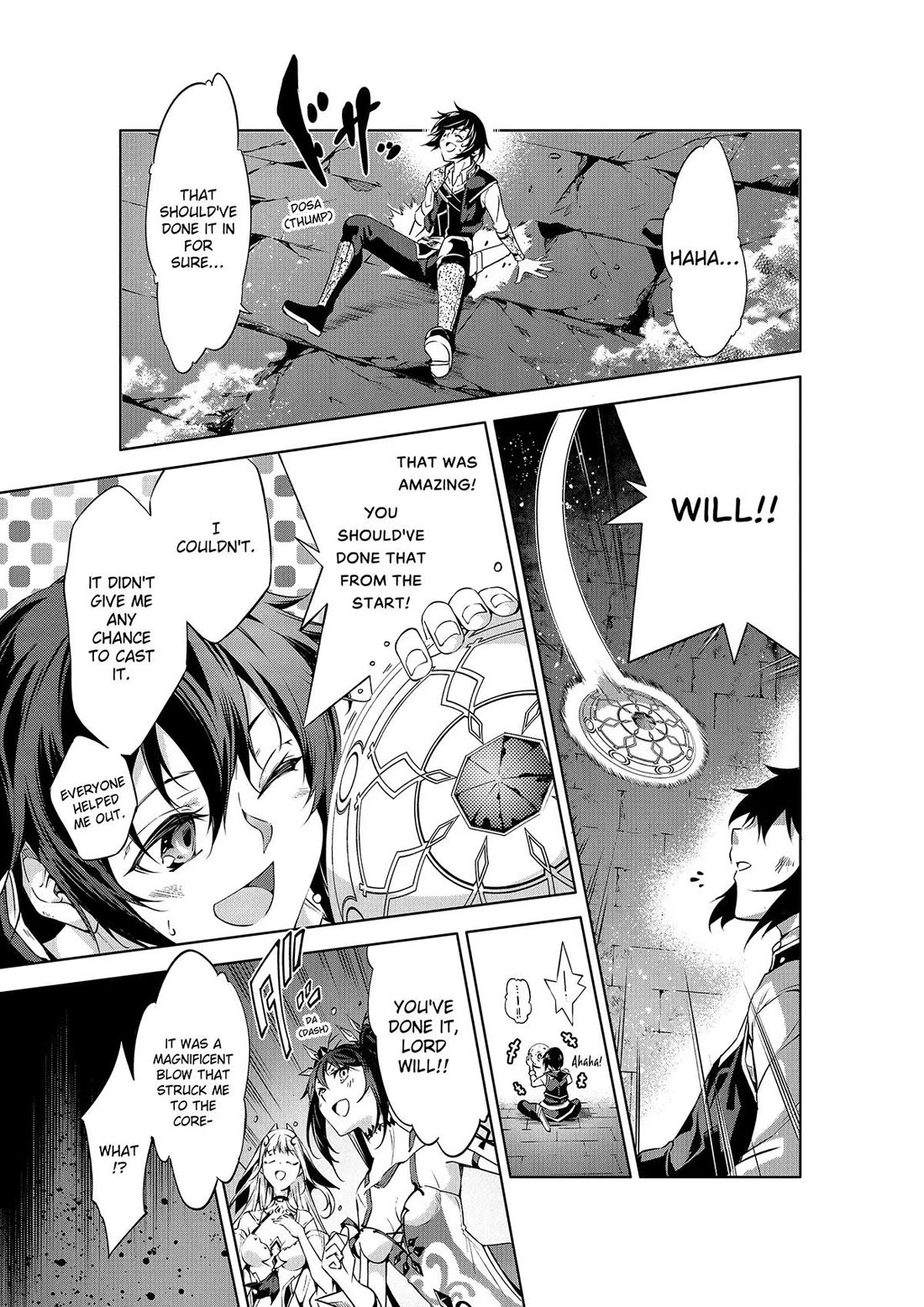 Kamigami ni Sodaterare Shimo no, Saikyou to Naru chapter 49 page 14