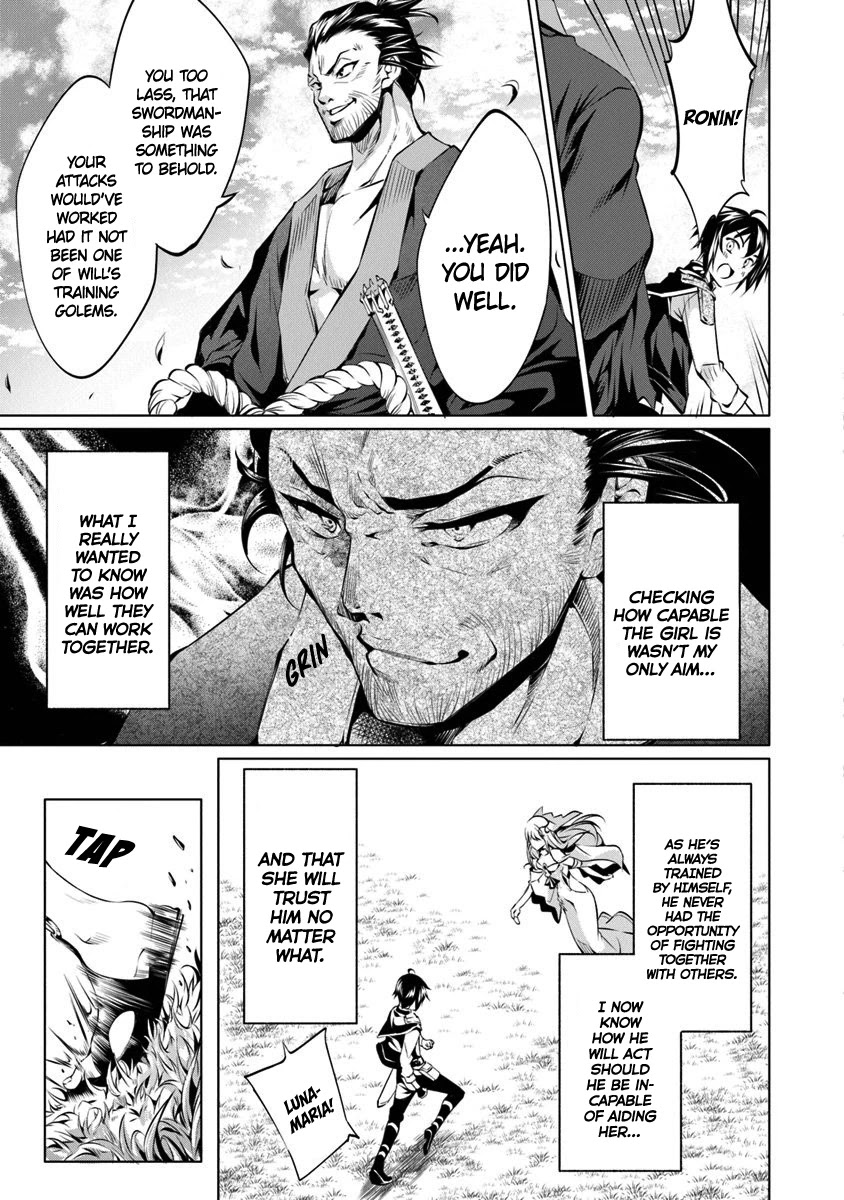 Kamigami ni Sodaterare Shimo no, Saikyou to Naru chapter 5 page 27