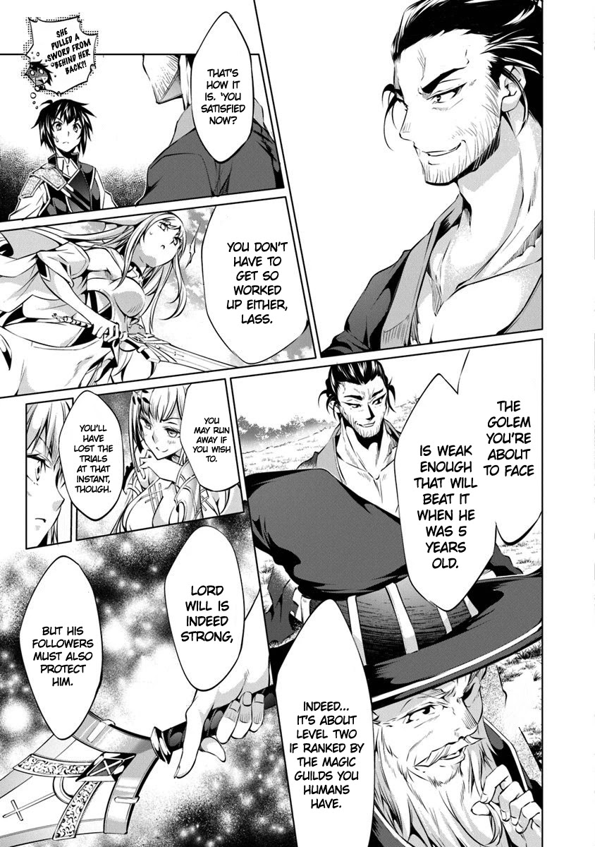 Kamigami ni Sodaterare Shimo no, Saikyou to Naru chapter 5 page 7