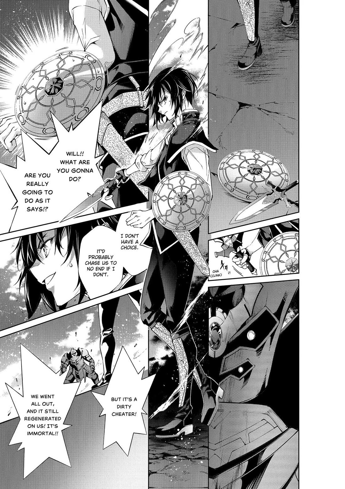 Kamigami ni Sodaterare Shimo no, Saikyou to Naru chapter 50 page 13