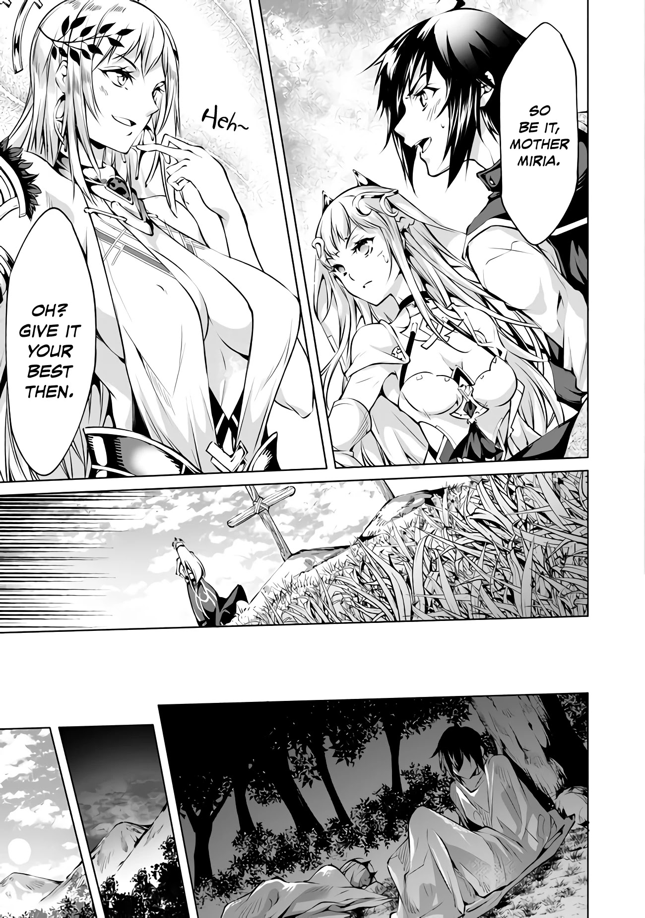 Kamigami ni Sodaterare Shimo no, Saikyou to Naru chapter 6 page 11