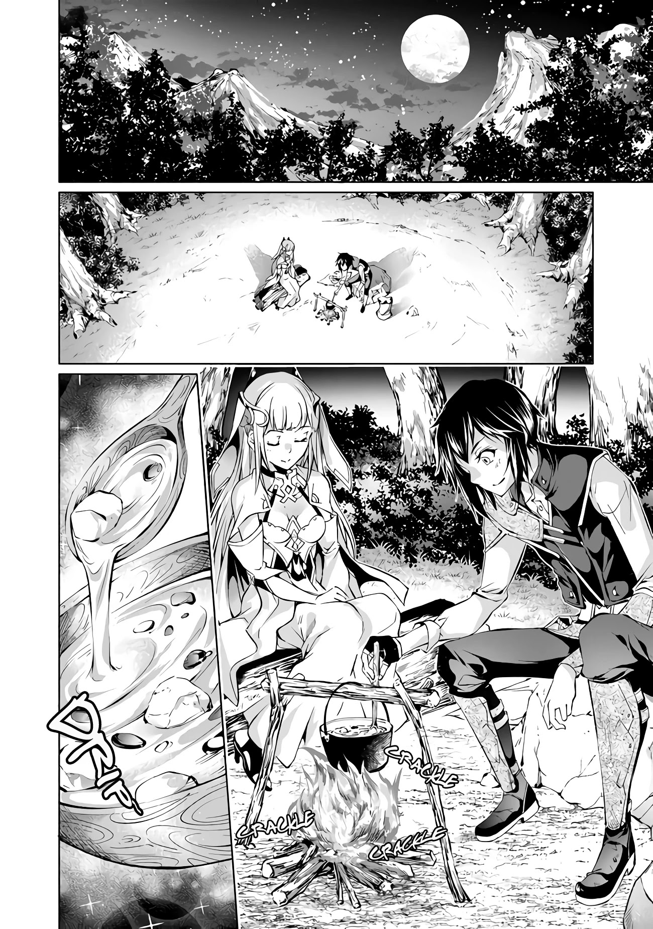 Kamigami ni Sodaterare Shimo no, Saikyou to Naru chapter 6 page 2