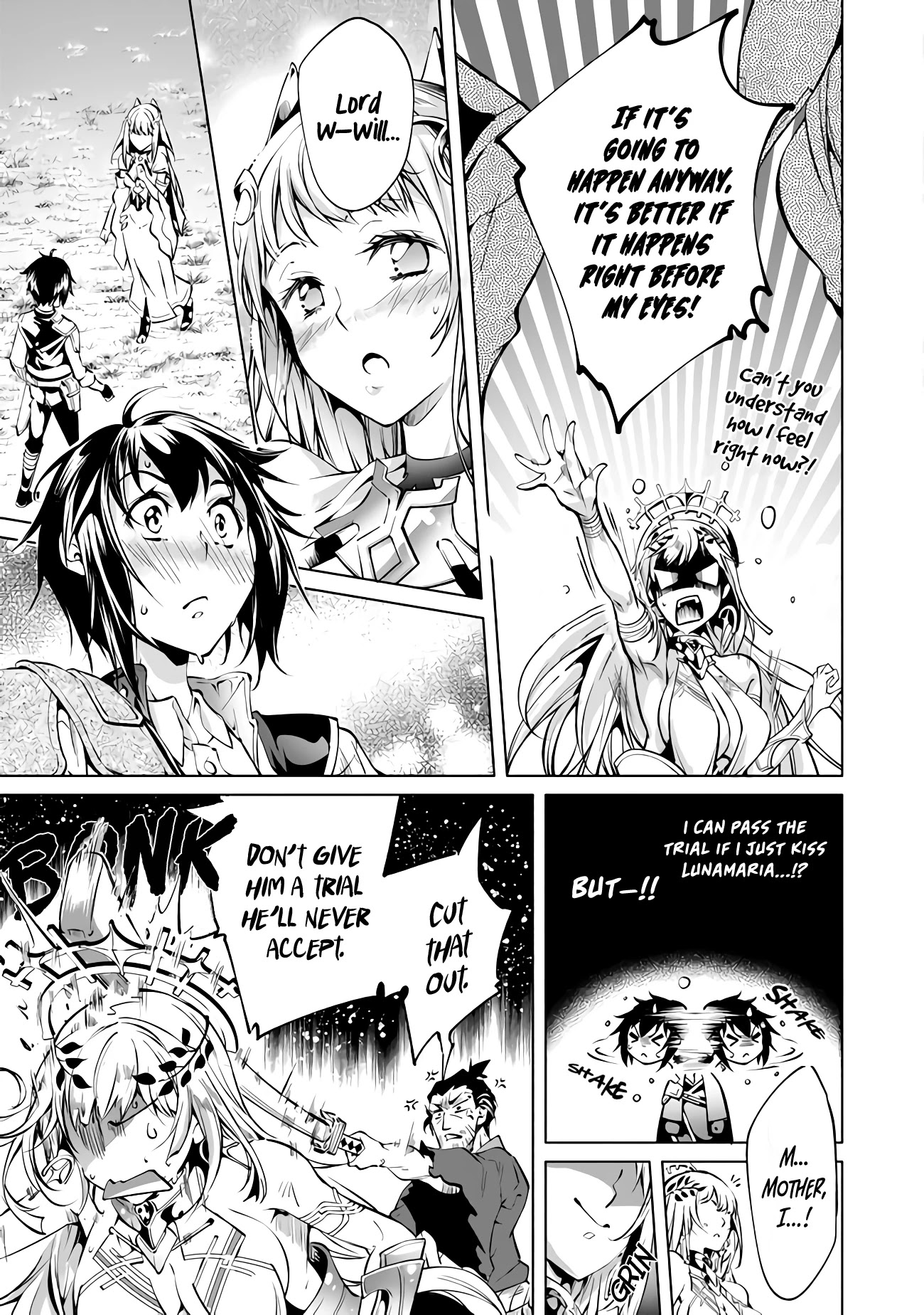 Kamigami ni Sodaterare Shimo no, Saikyou to Naru chapter 6 page 7