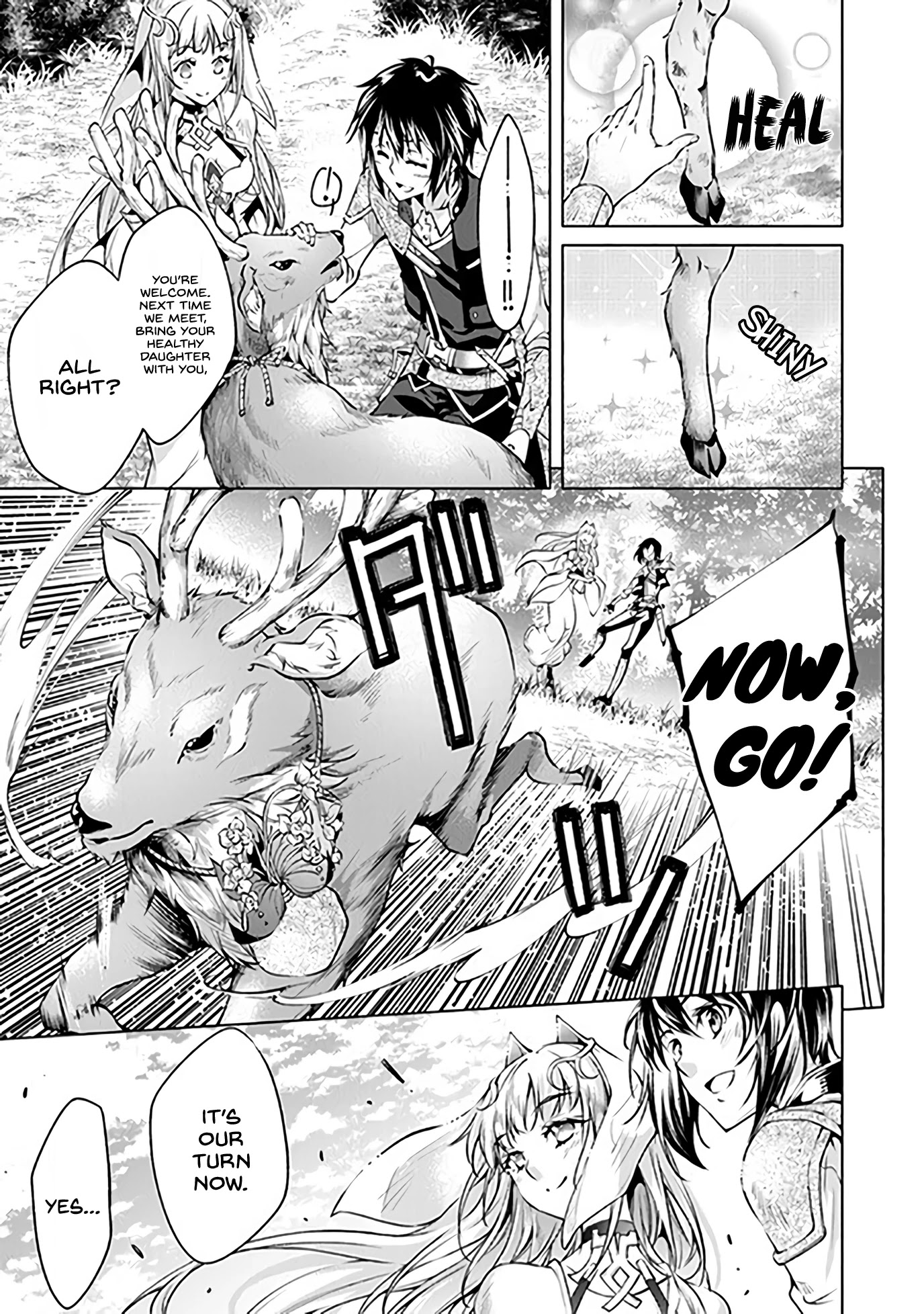 Kamigami ni Sodaterare Shimo no, Saikyou to Naru chapter 7 page 21