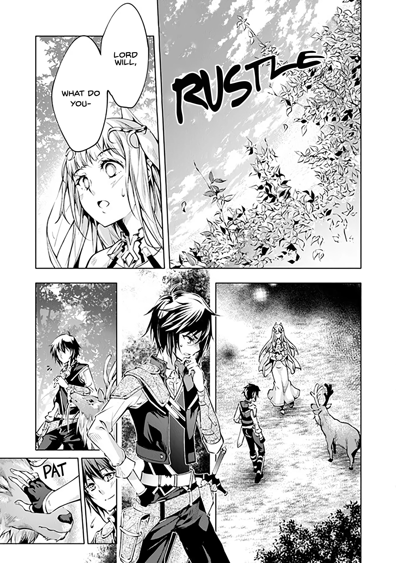 Kamigami ni Sodaterare Shimo no, Saikyou to Naru chapter 7 page 3