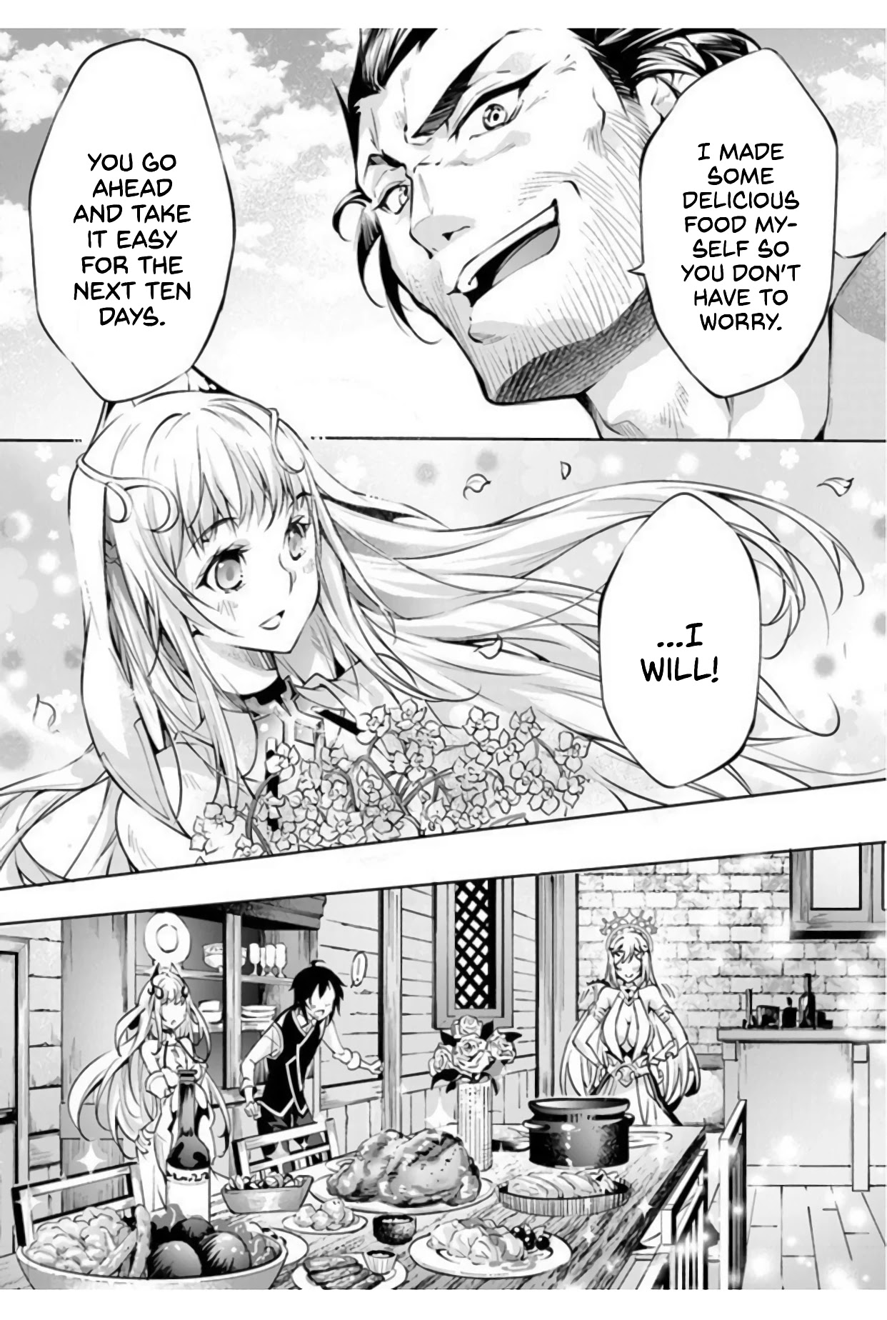 Kamigami ni Sodaterare Shimo no, Saikyou to Naru chapter 8 page 12