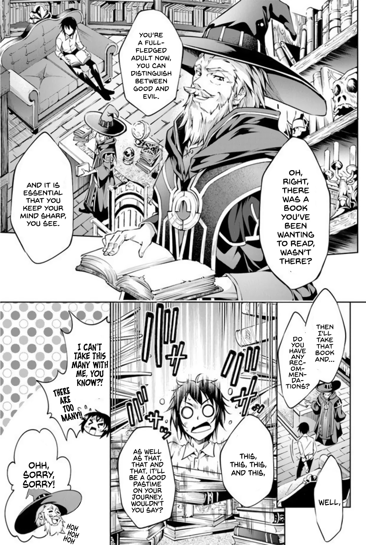 Kamigami ni Sodaterare Shimo no, Saikyou to Naru chapter 8 page 15