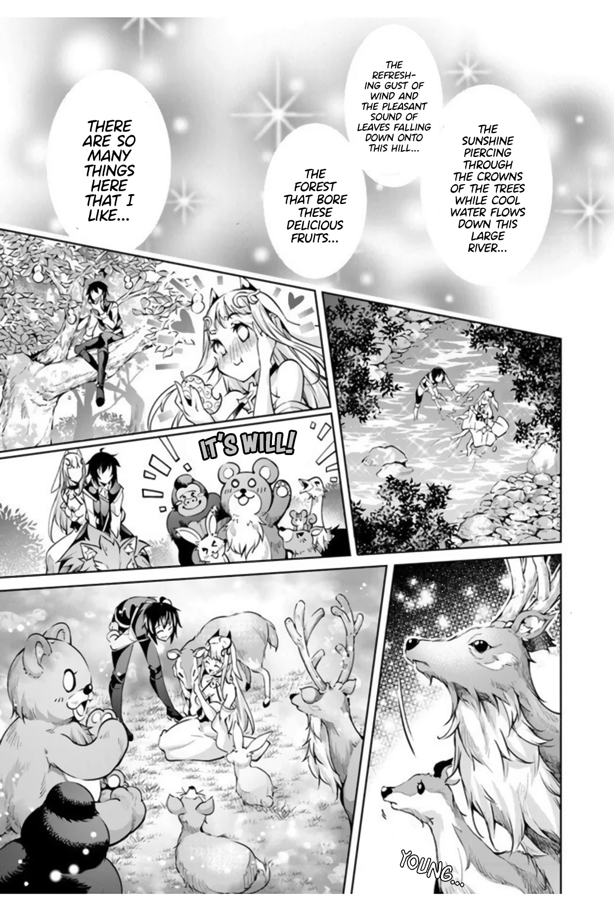 Kamigami ni Sodaterare Shimo no, Saikyou to Naru chapter 8 page 21