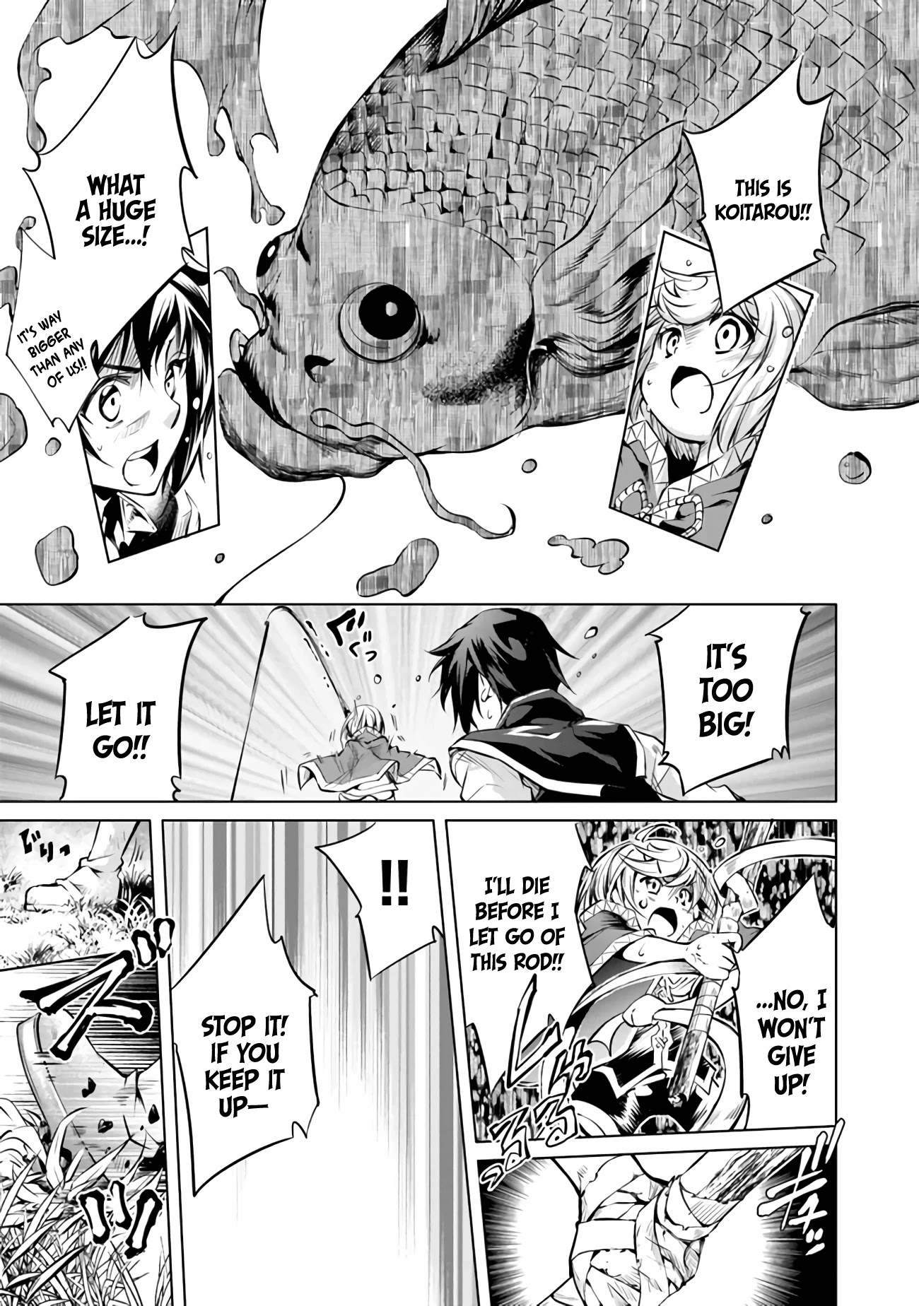 Kamigami ni Sodaterare Shimo no, Saikyou to Naru chapter 9 page 15