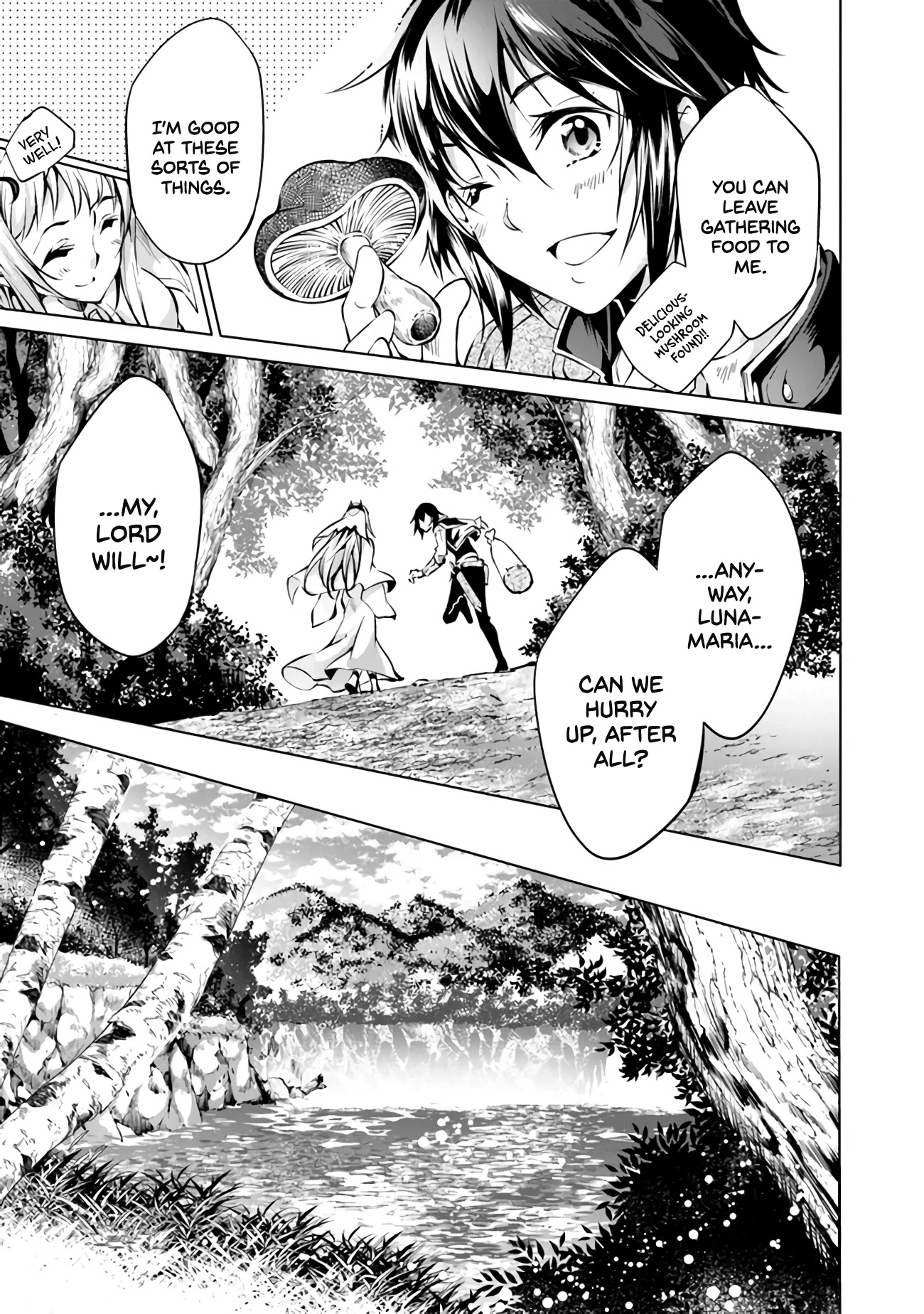 Kamigami ni Sodaterare Shimo no, Saikyou to Naru chapter 9 page 7