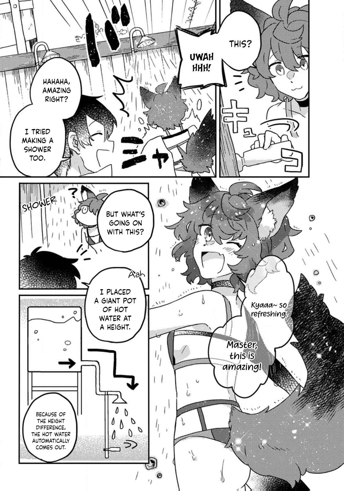 Kamigami no Kago de Seisan Kakumei chapter 7.2 page 8