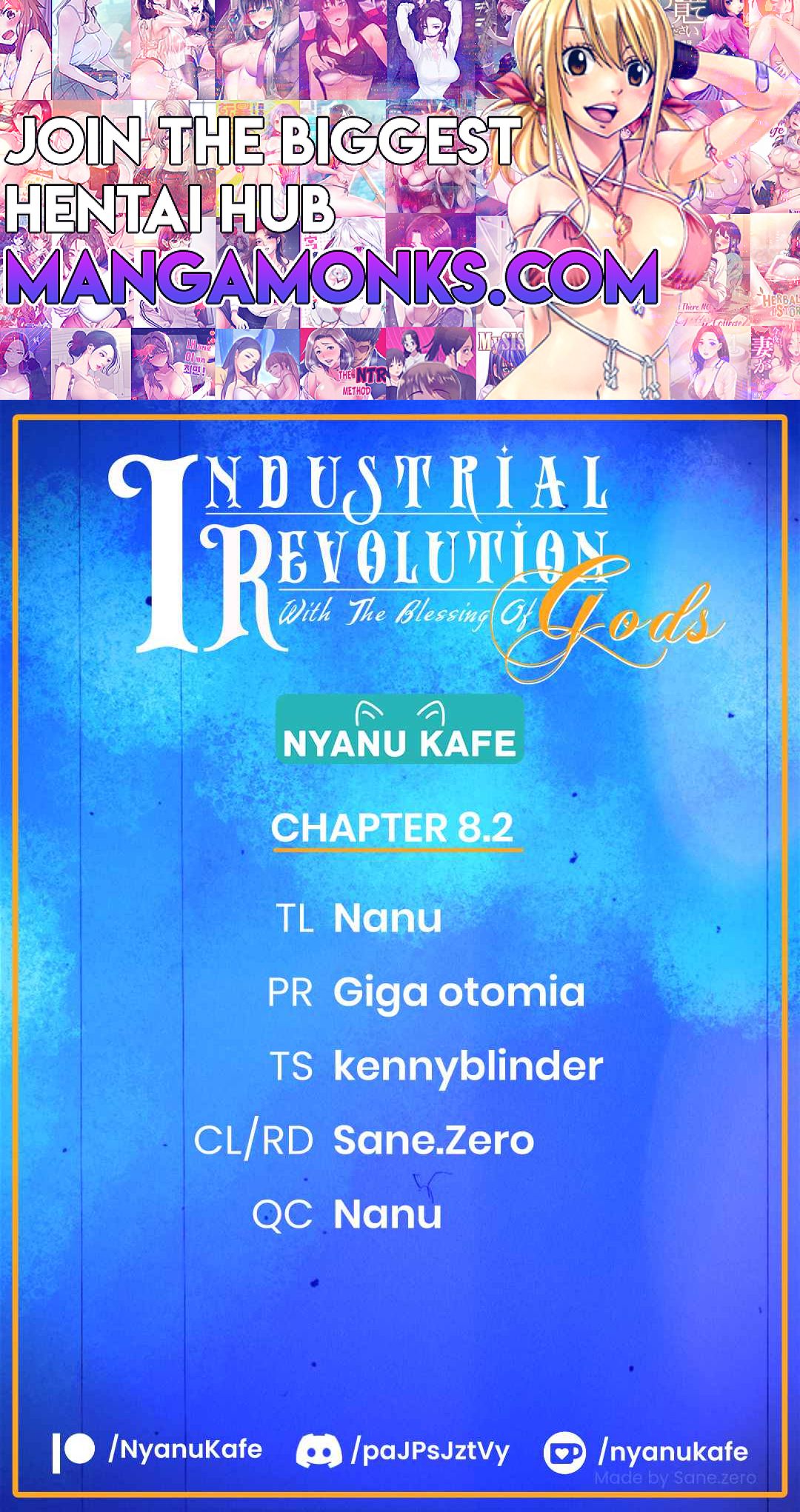 Kamigami no Kago de Seisan Kakumei chapter 8.2 page 1