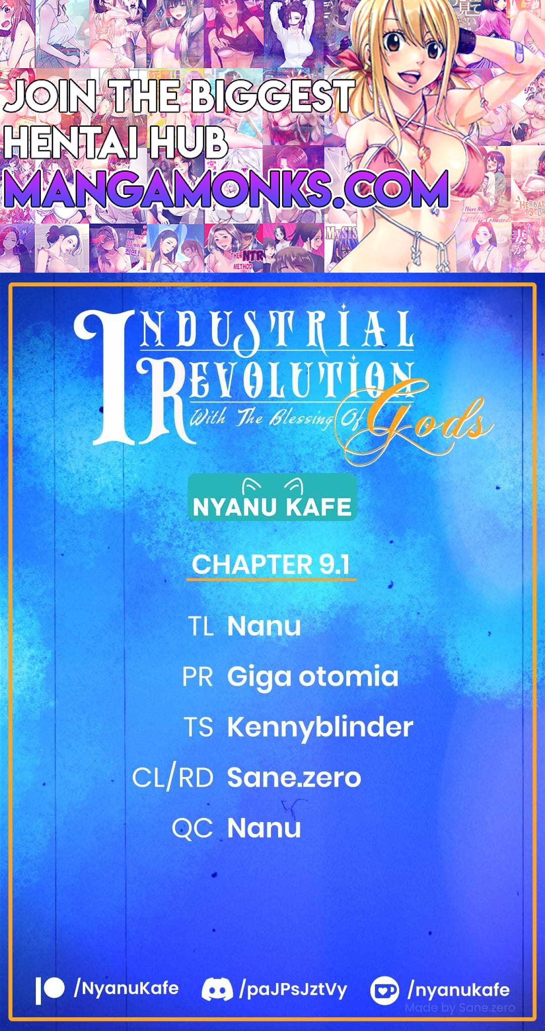 Kamigami no Kago de Seisan Kakumei chapter 9.1 page 1