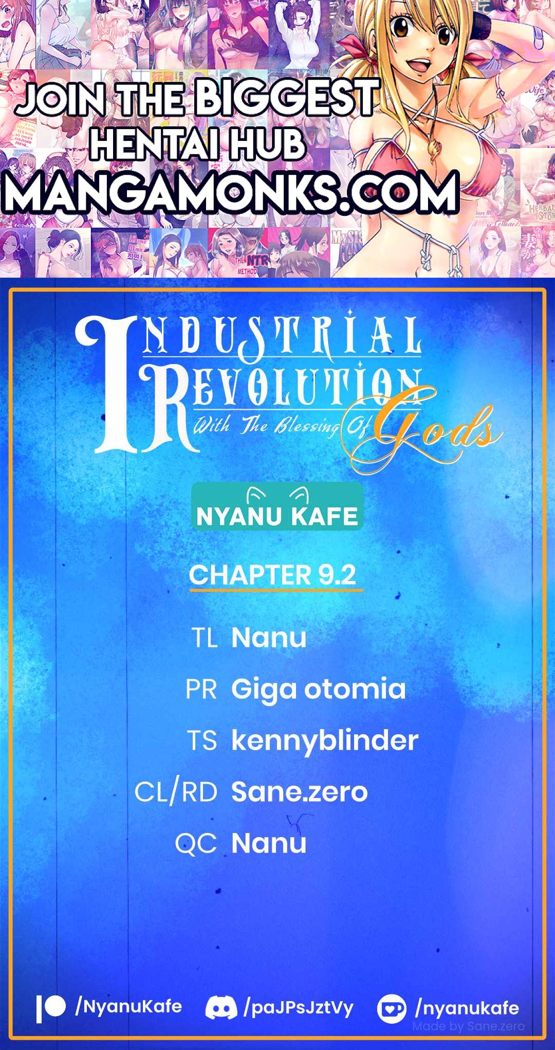 Kamigami no Kago de Seisan Kakumei chapter 9.2 page 1