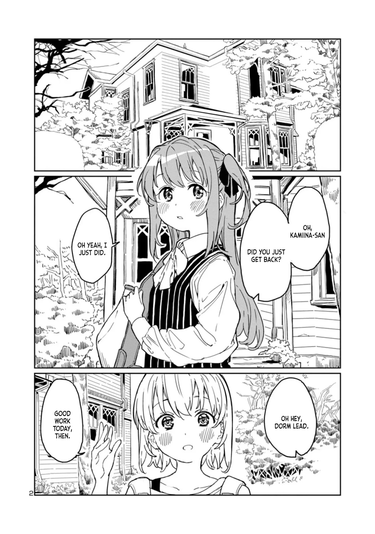 Kamiina Botan, Yoeru Sugata wa Yuri no Hana. chapter 2 page 2