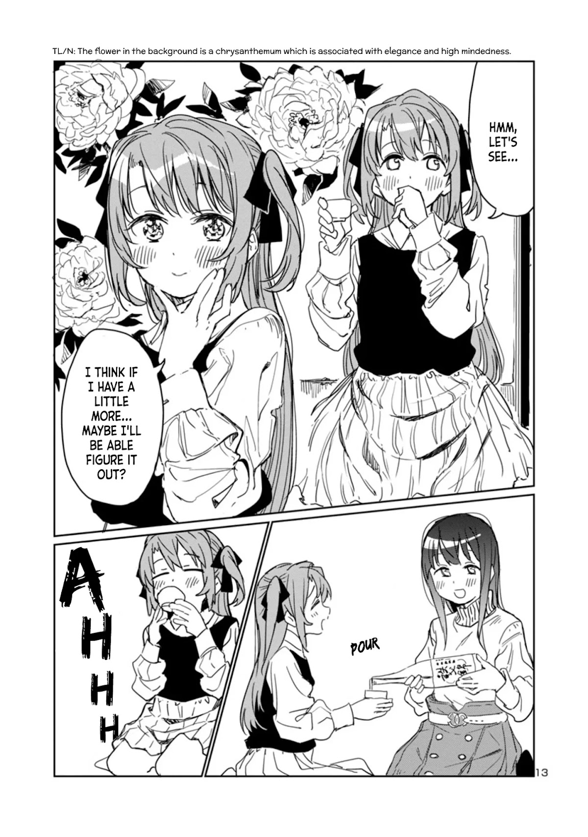 Kamiina Botan, Yoeru Sugata wa Yuri no Hana. chapter 3 page 13