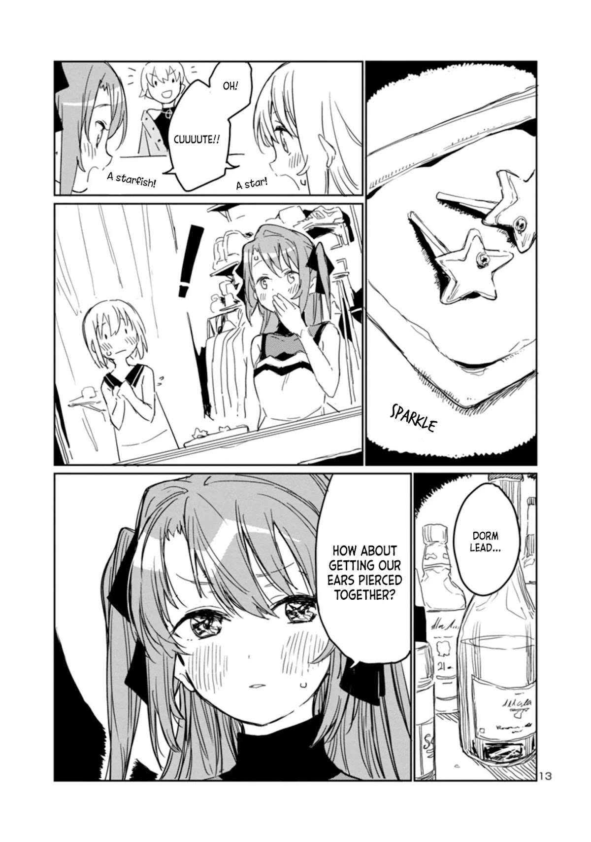 Kamiina Botan, Yoeru Sugata wa Yuri no Hana. chapter 4 page 13