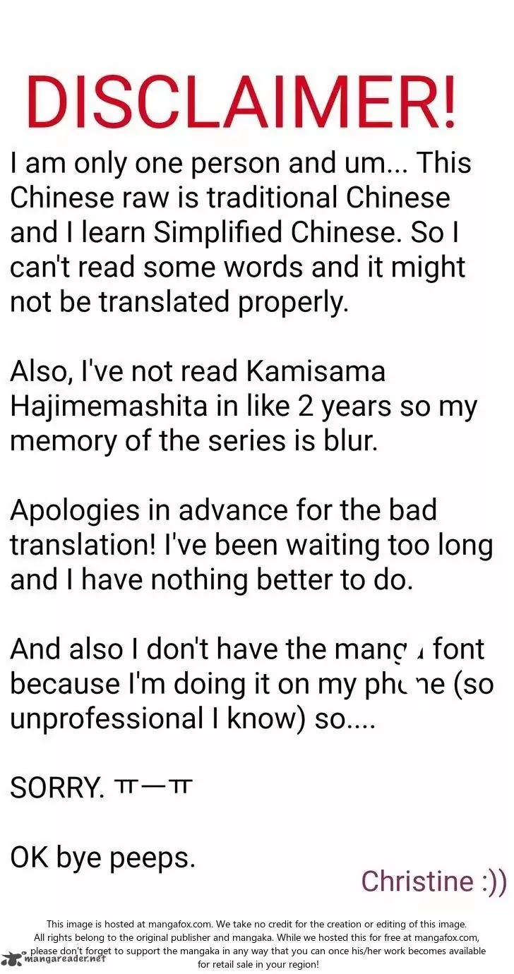 Kamisama Hajimemashita chapter 138 page 1