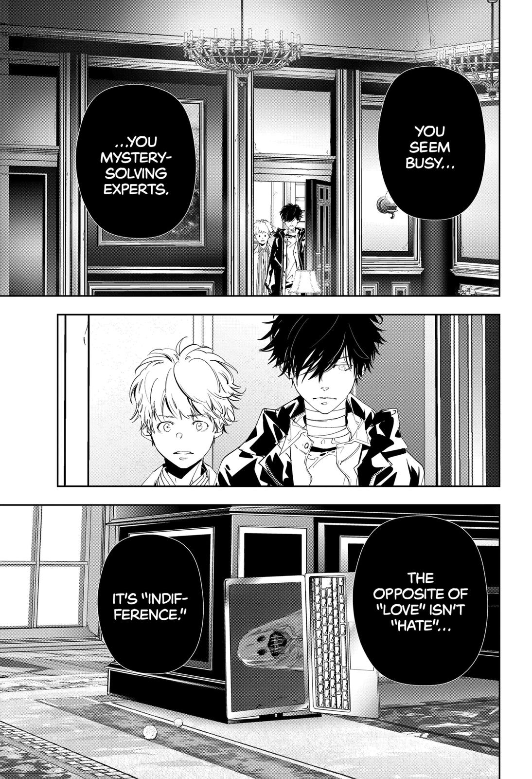 Kamonohashi Ron no Kindan Suiri chapter 100 page 14