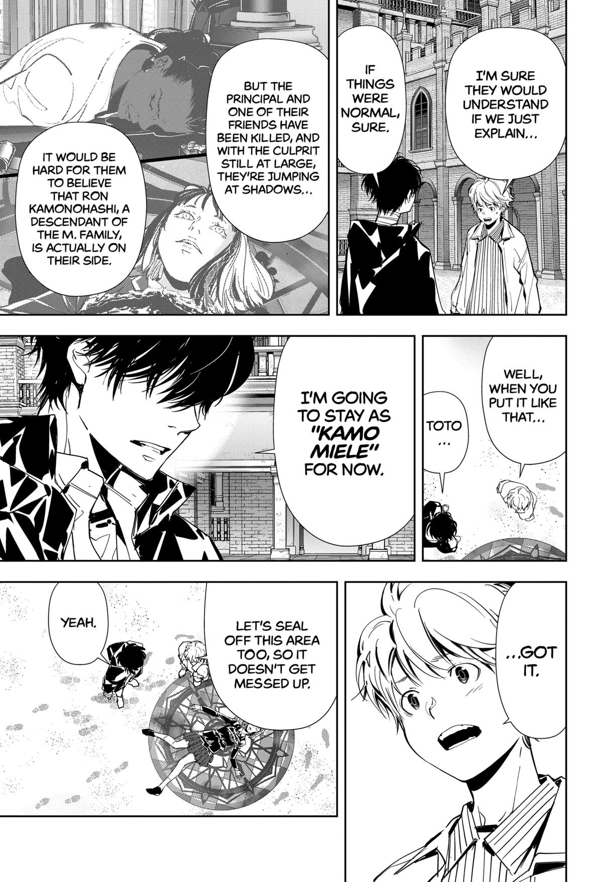 Kamonohashi Ron no Kindan Suiri chapter 105 page 11