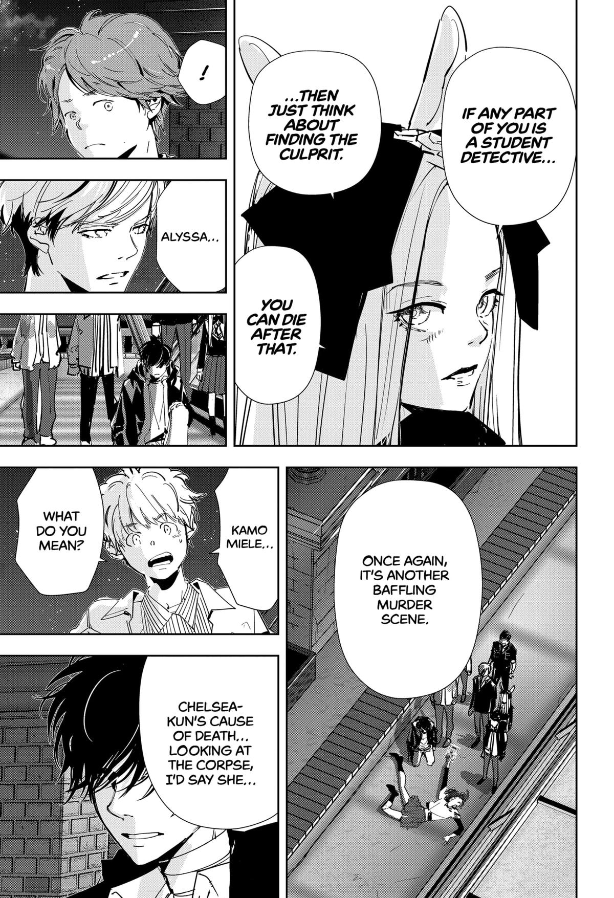 Kamonohashi Ron no Kindan Suiri chapter 108 page 12