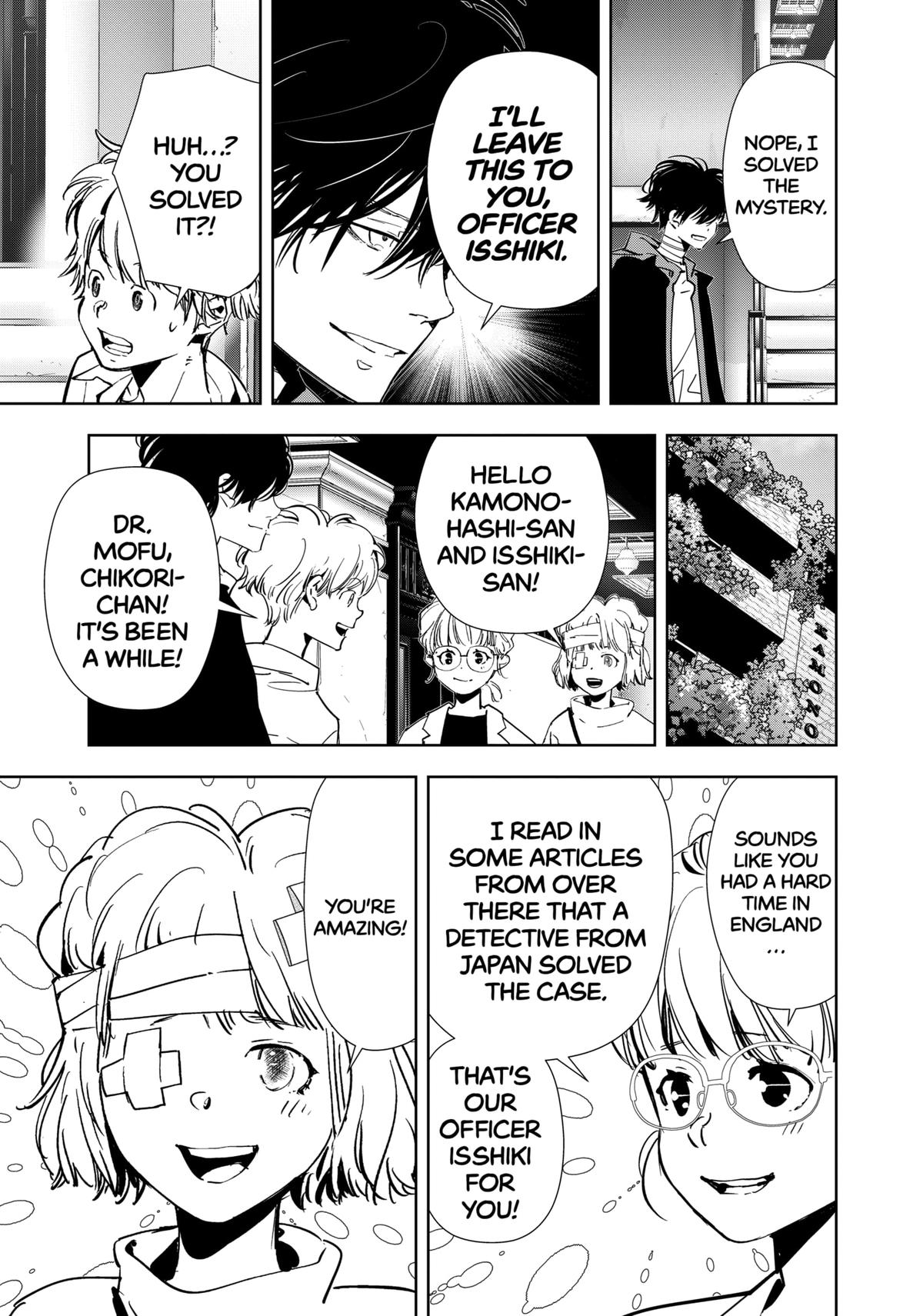 Kamonohashi Ron no Kindan Suiri chapter 119 page 3