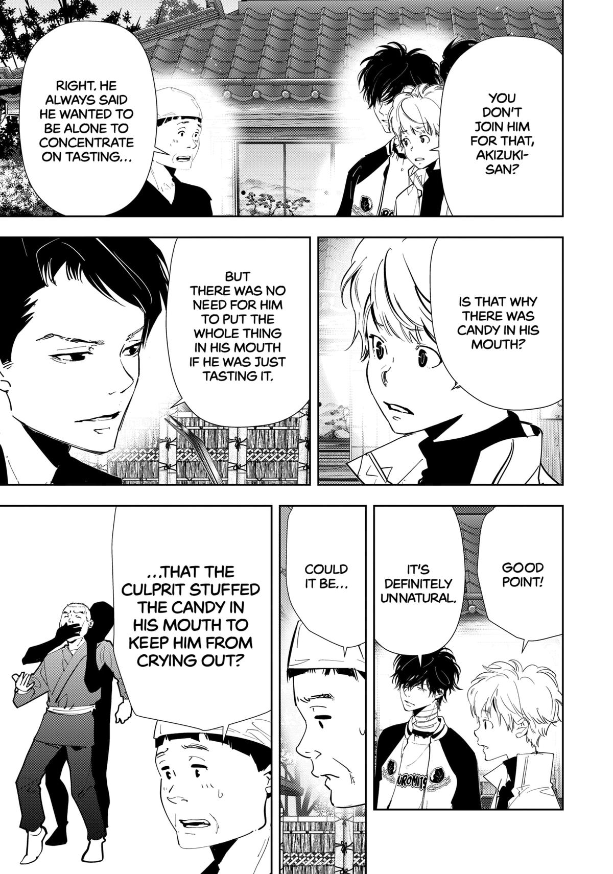 Kamonohashi Ron no Kindan Suiri chapter 122 page 14