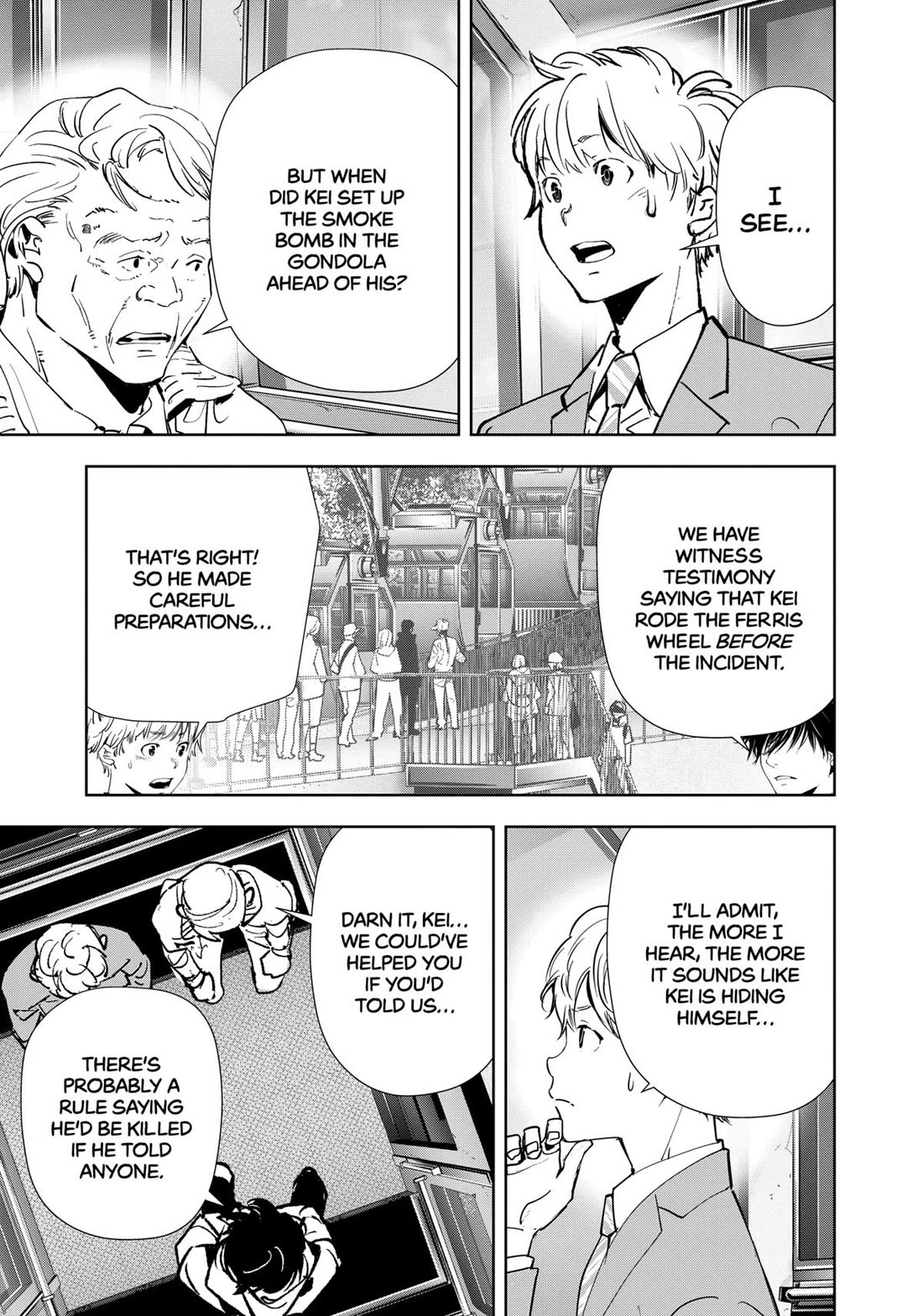 Kamonohashi Ron no Kindan Suiri chapter 129 page 14